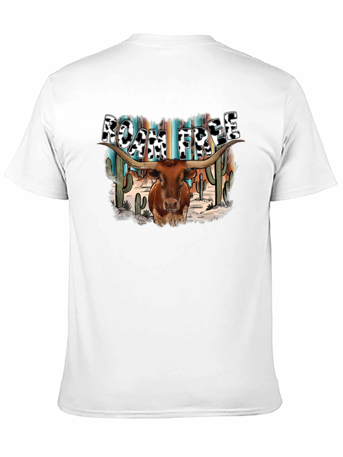 Roam Free Longhorn Graphic Tee