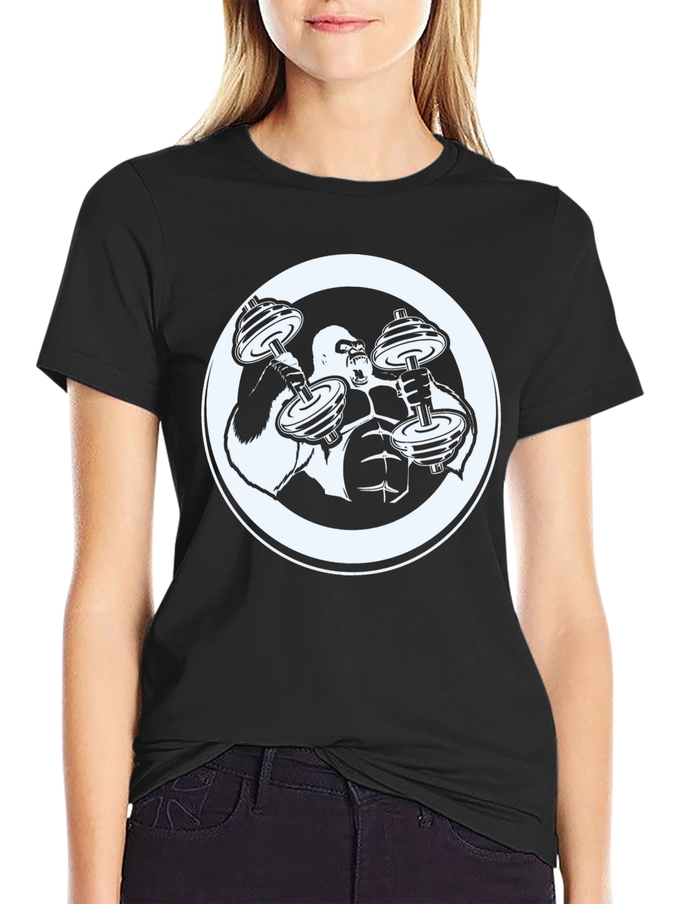 Gorilla Gym T-Shirt - Black