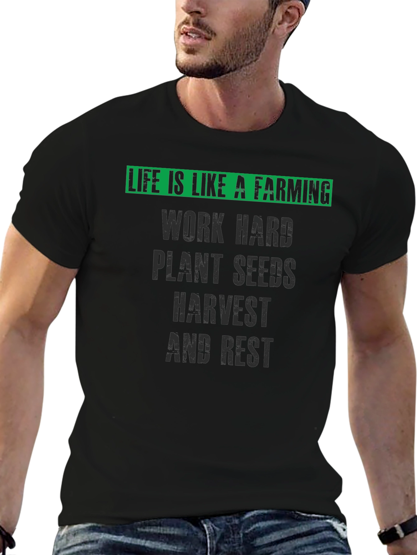 Life is Like a Farming T-Shirt
