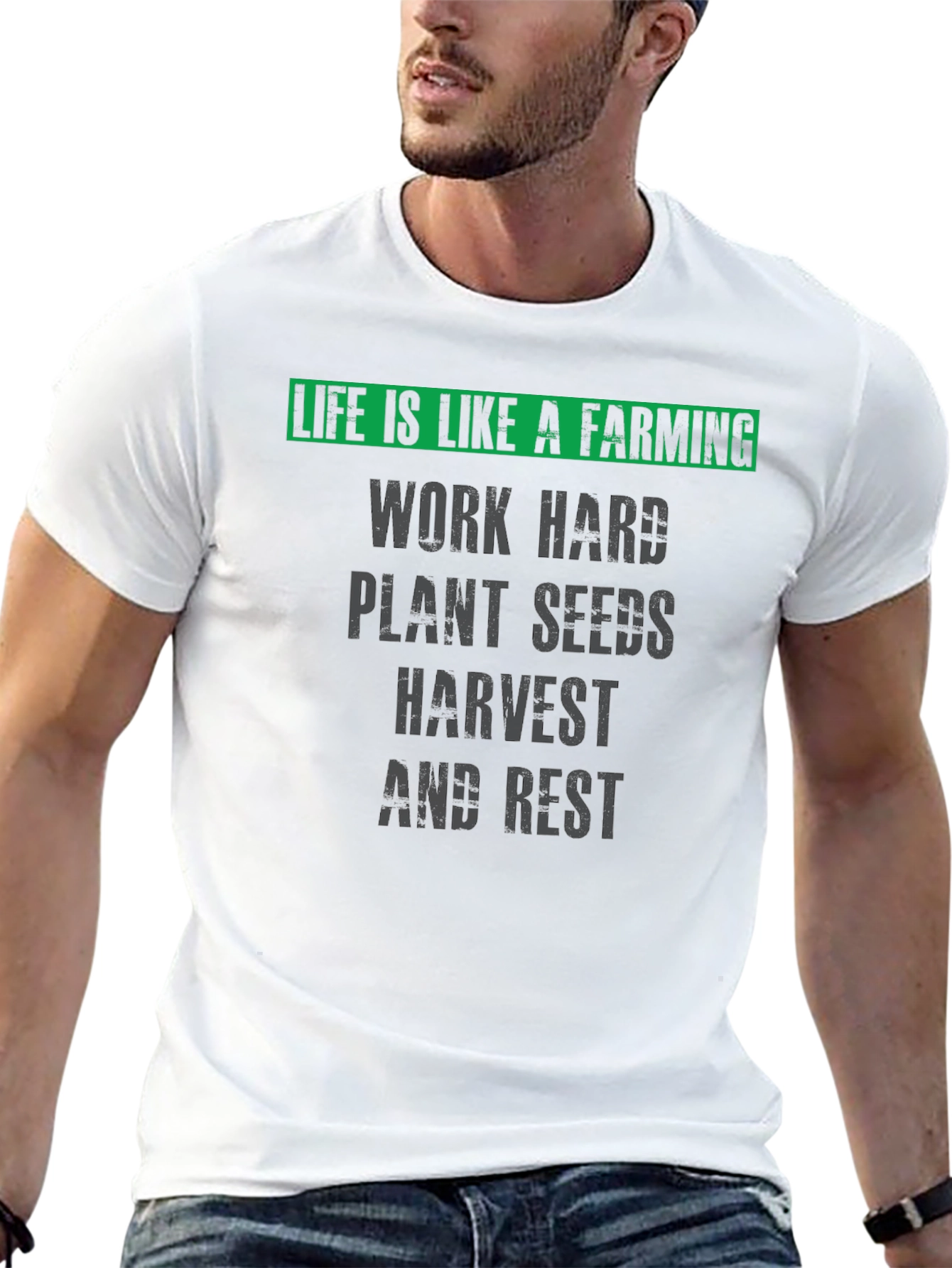 Life is Like a Farming T-Shirt