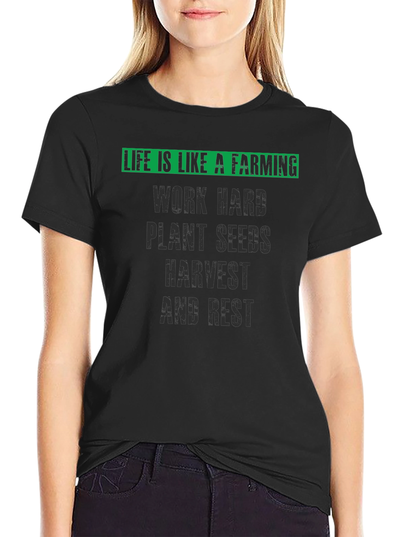 Life is Like a Farming T-Shirt