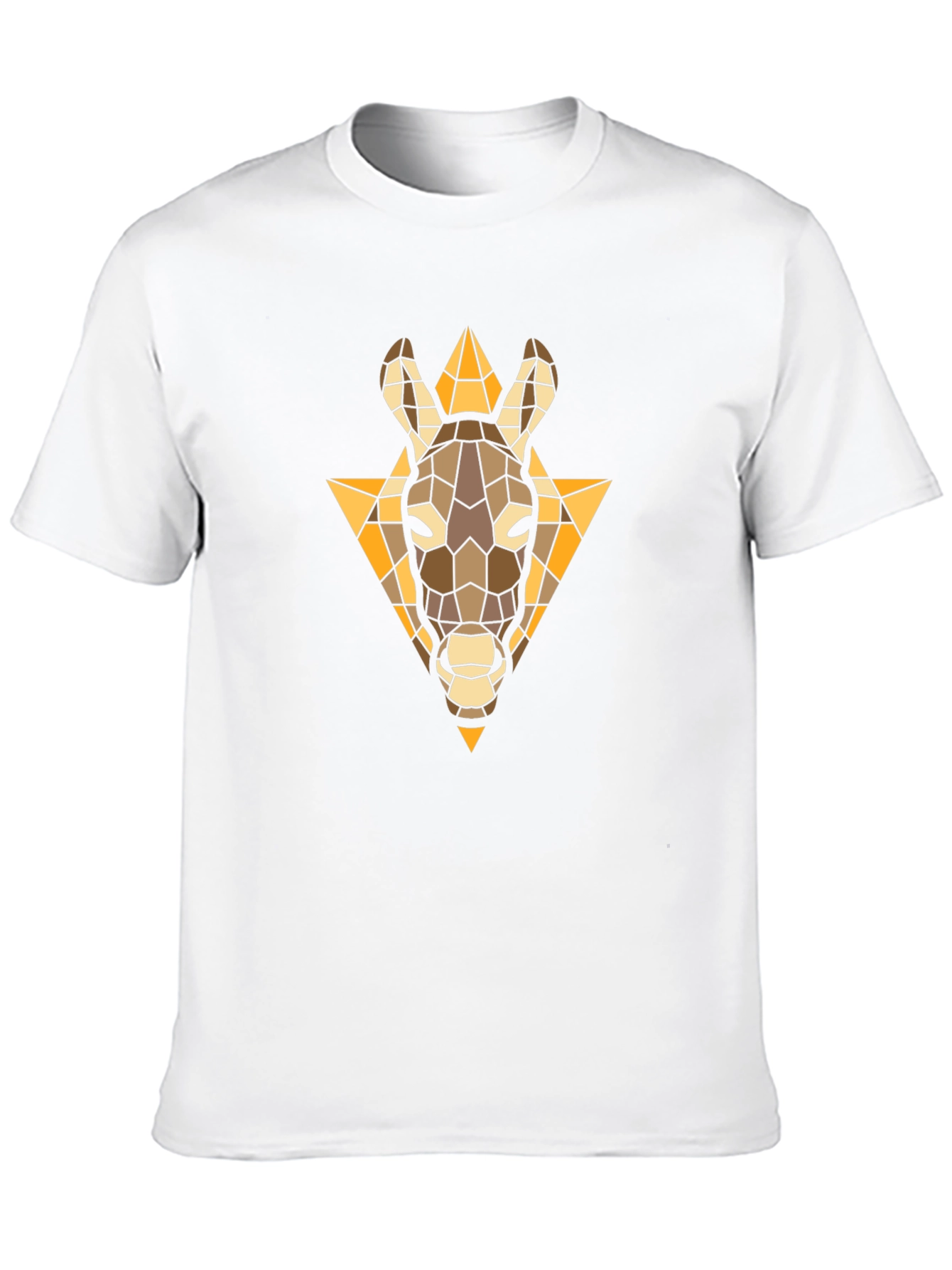 Geometric Donkey Graphic T-Shirt - Modern Casual Wear