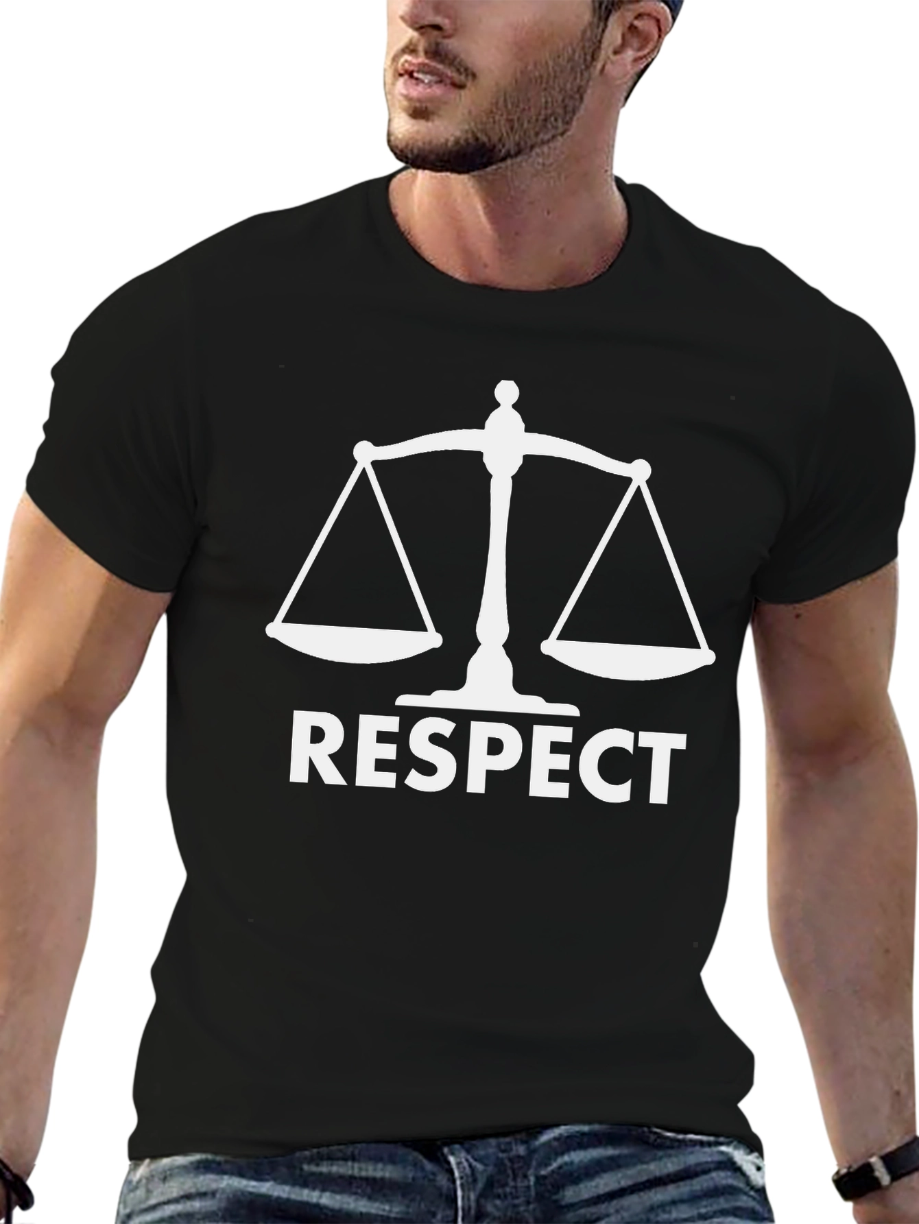 Respect Scales Graphic T-Shirt - Black