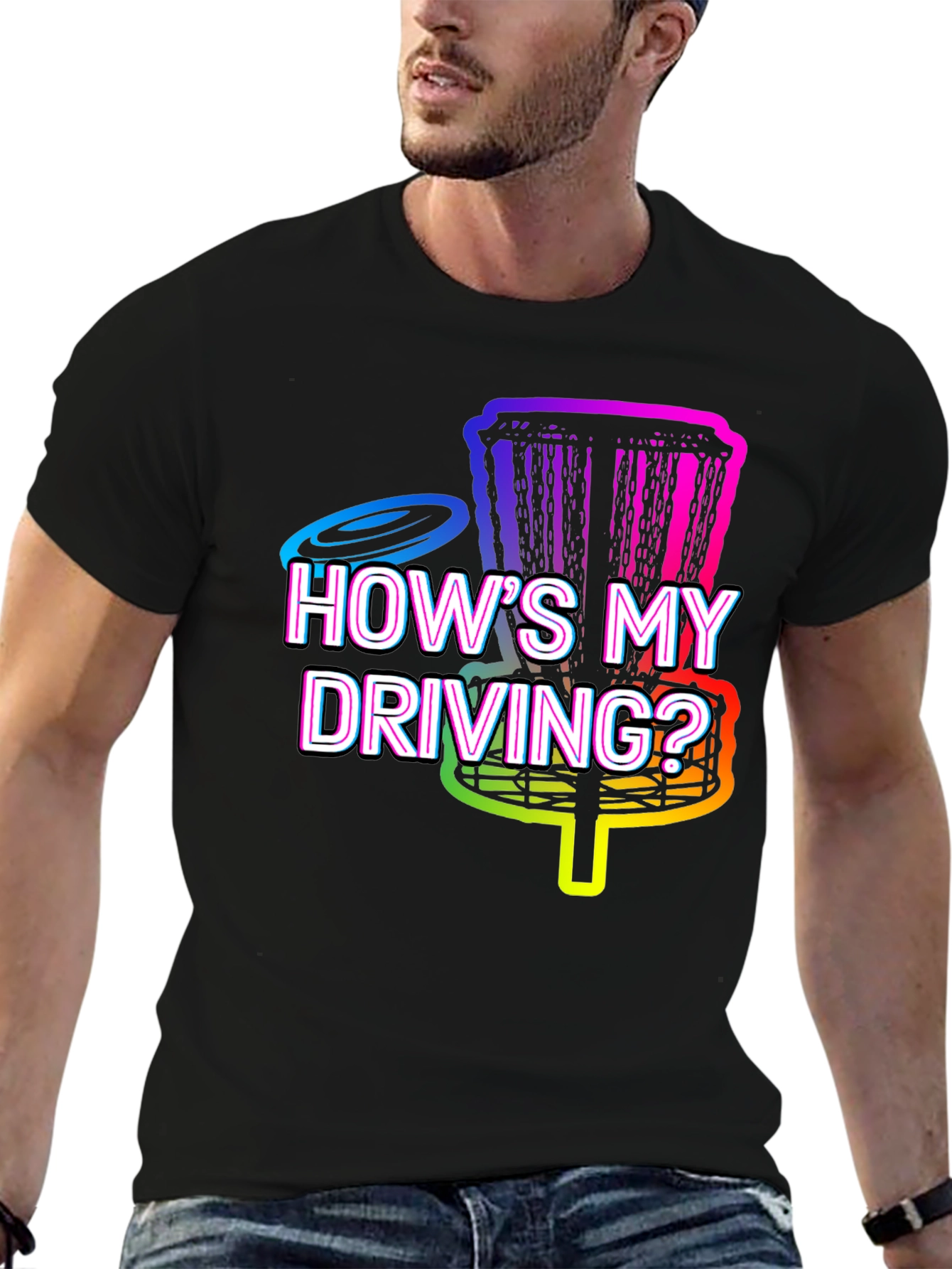 Hows My Driving? Disc Golf T-Shirt
