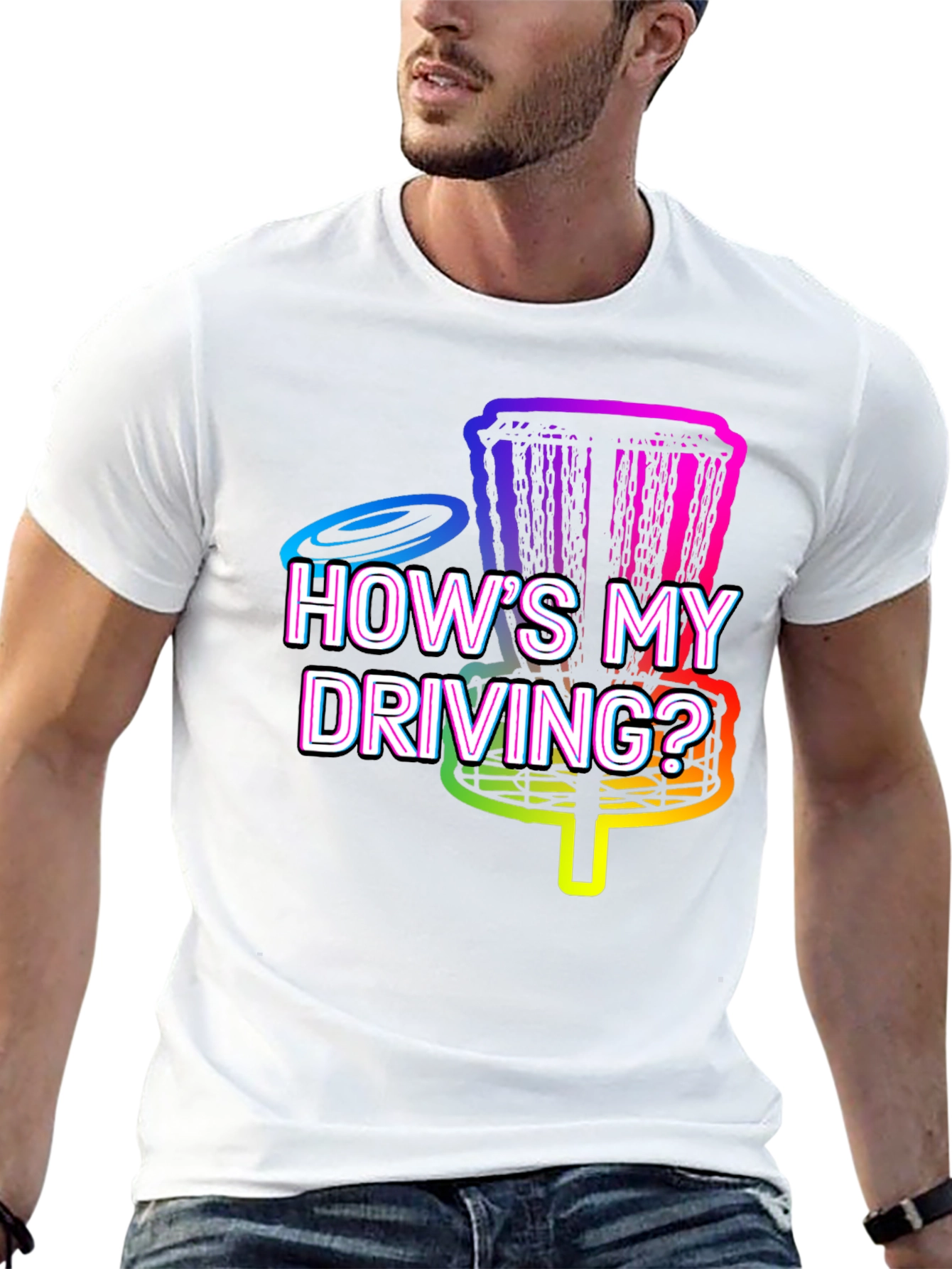 Hows My Driving? Disc Golf T-Shirt