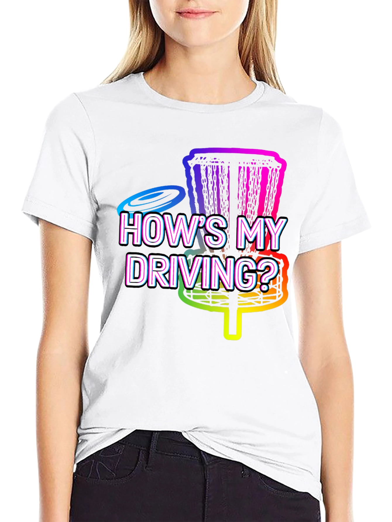 Hows My Driving? Disc Golf T-Shirt