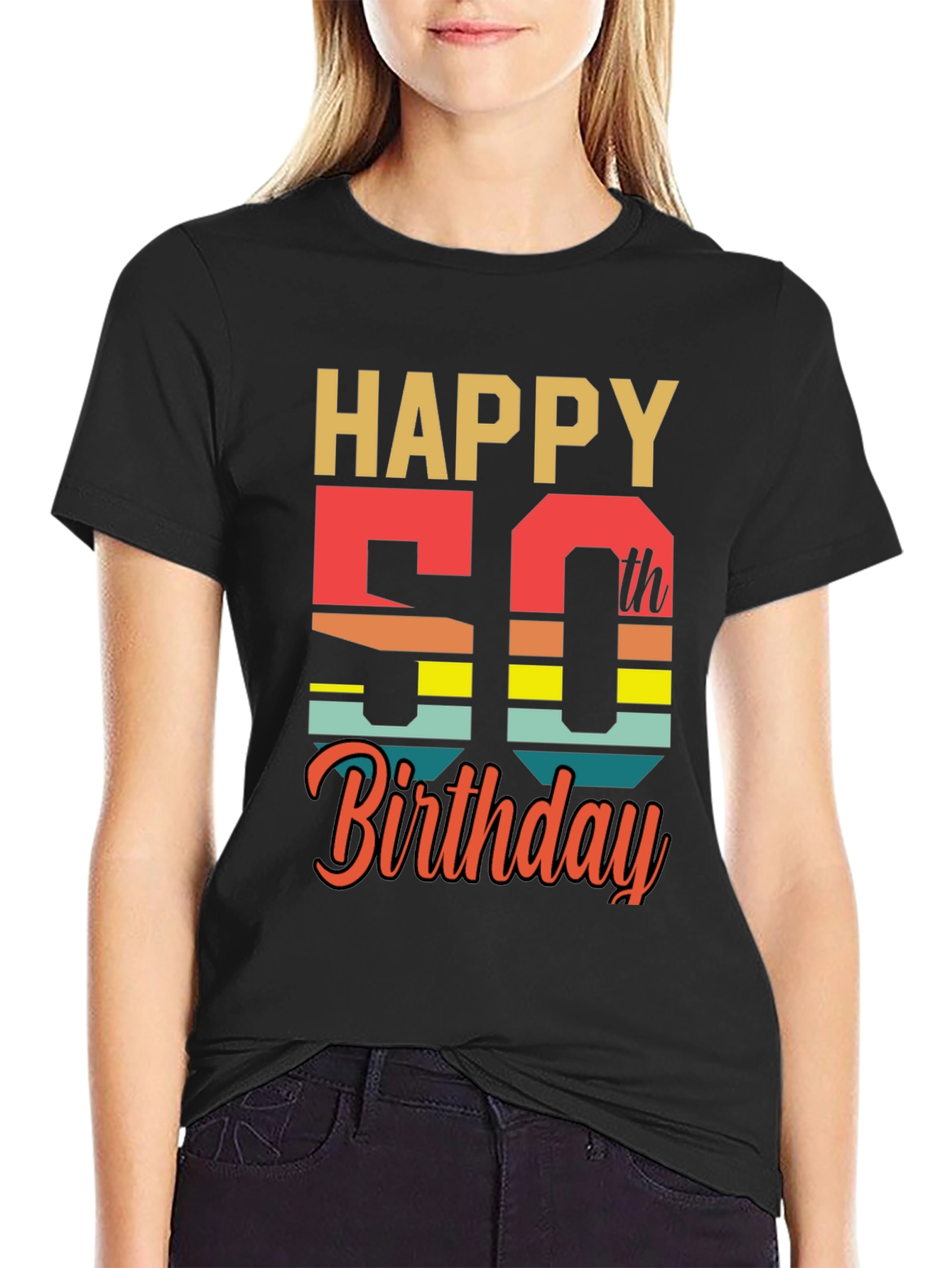 Happy 50th Birthday Graphic T-Shirt