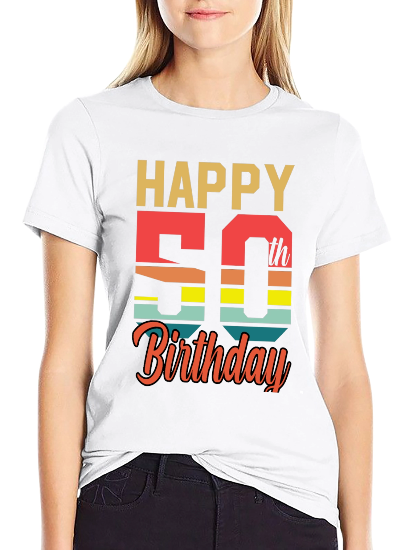 Happy 50th Birthday Graphic T-Shirt