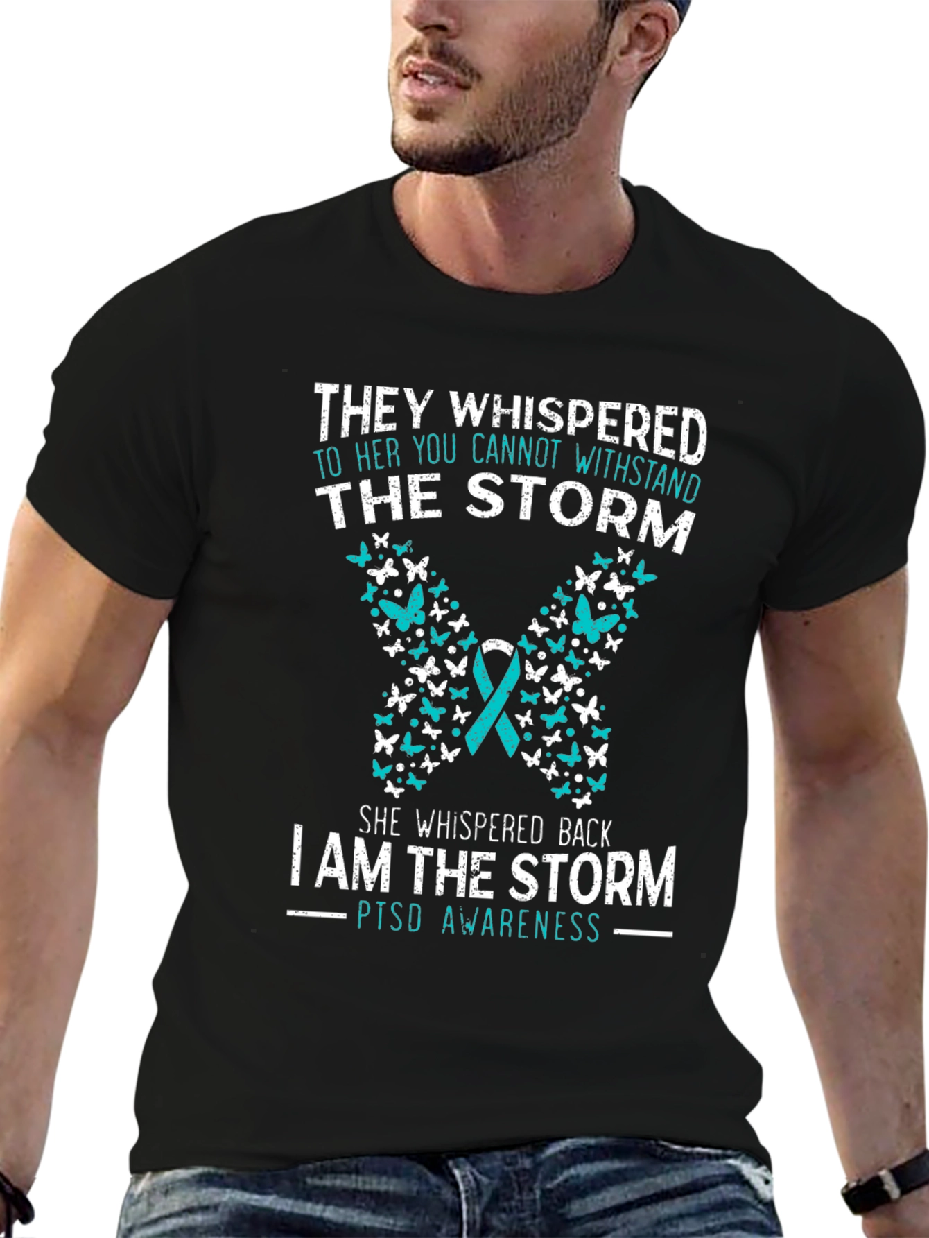 PTSD Awareness Butterfly T-Shirt