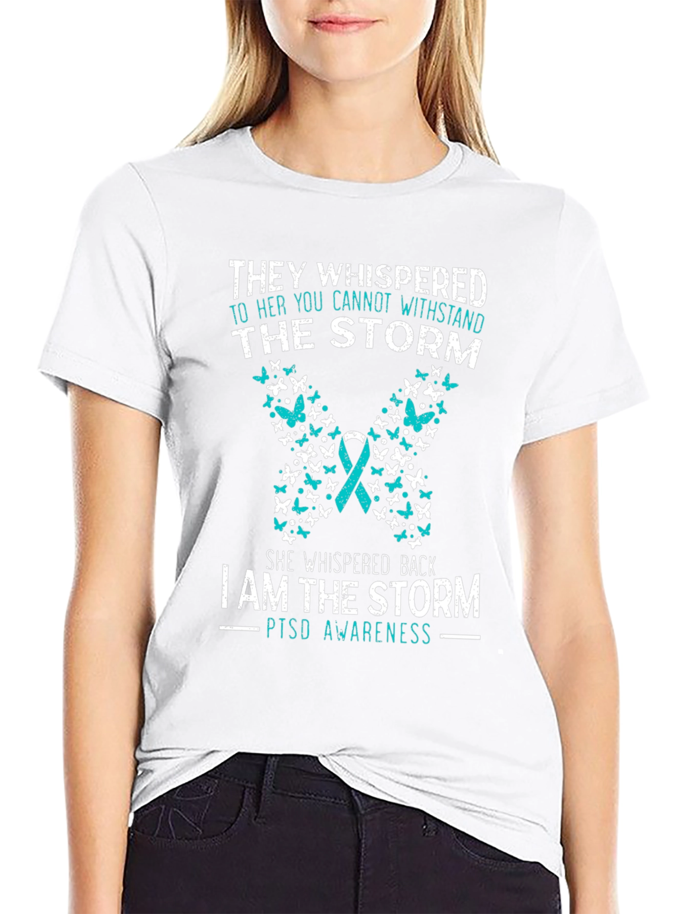 PTSD Awareness Butterfly T-Shirt