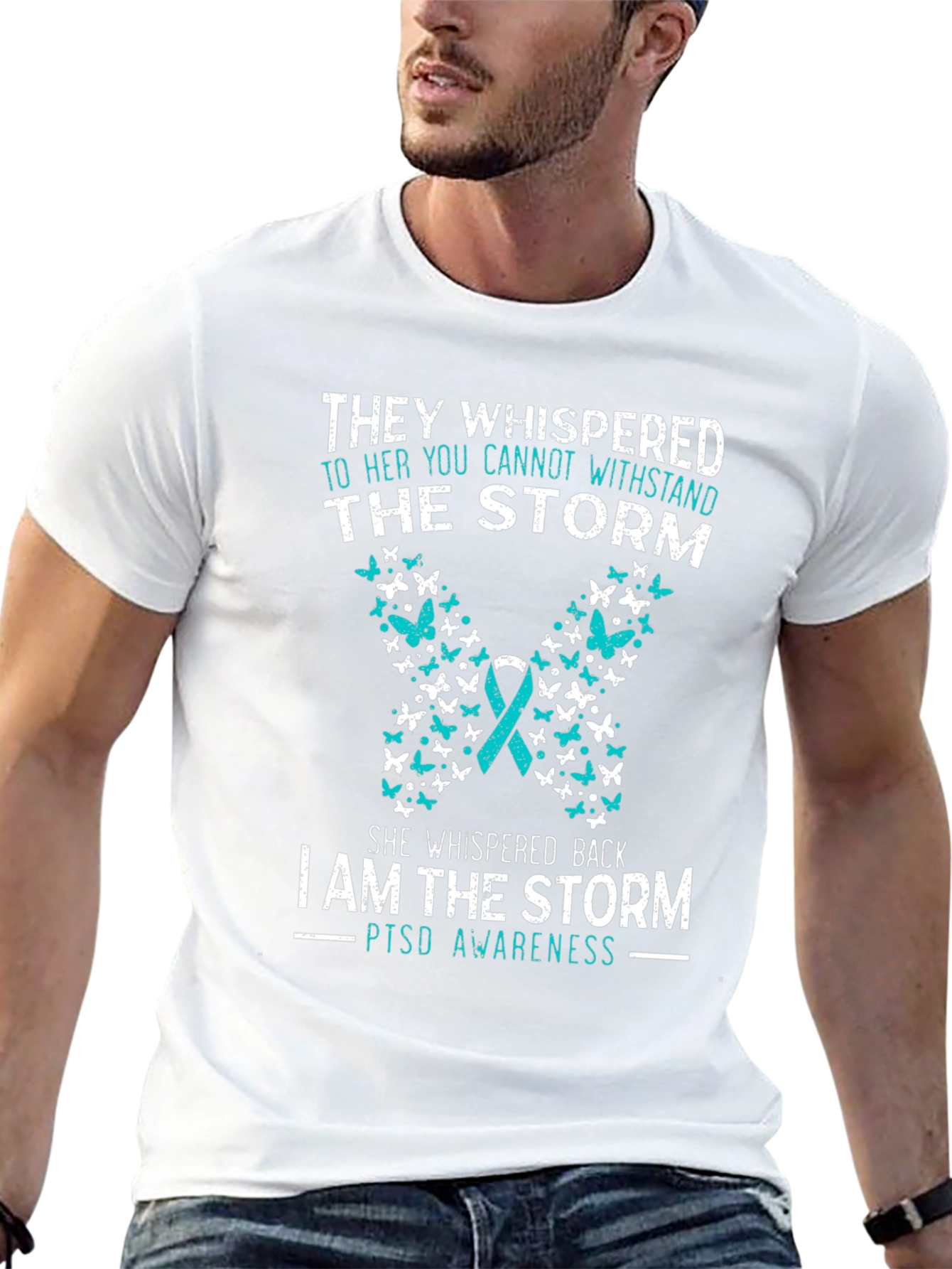 PTSD Awareness Butterfly T-Shirt