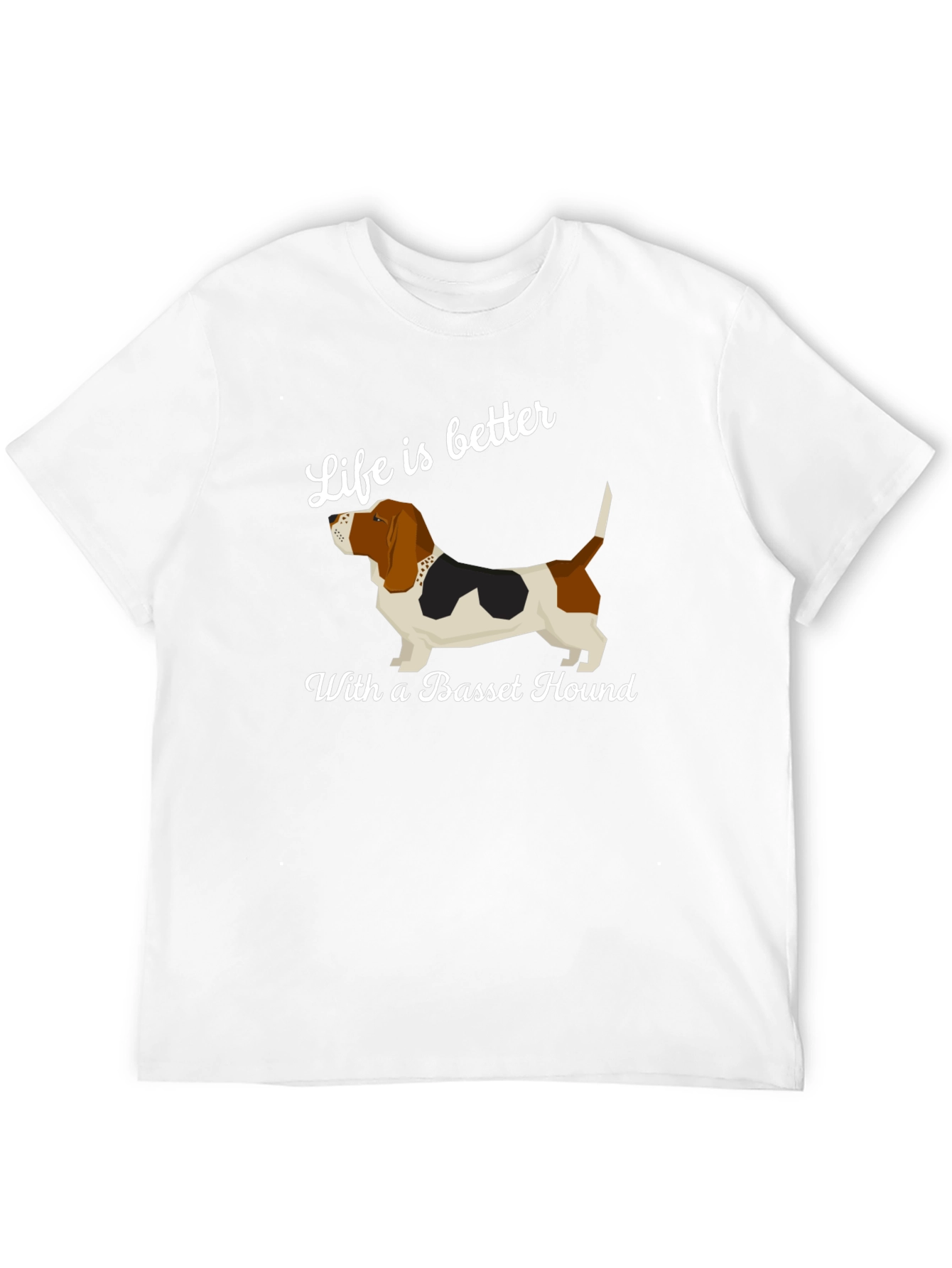 Basset Hound T-Shirt - Life is Better