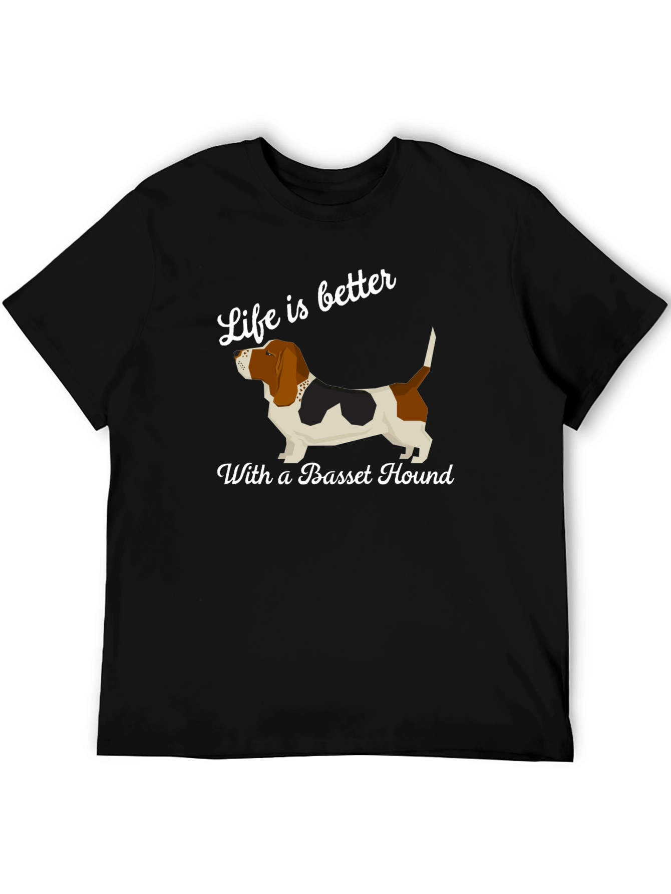 Basset Hound T-Shirt - Life is Better
