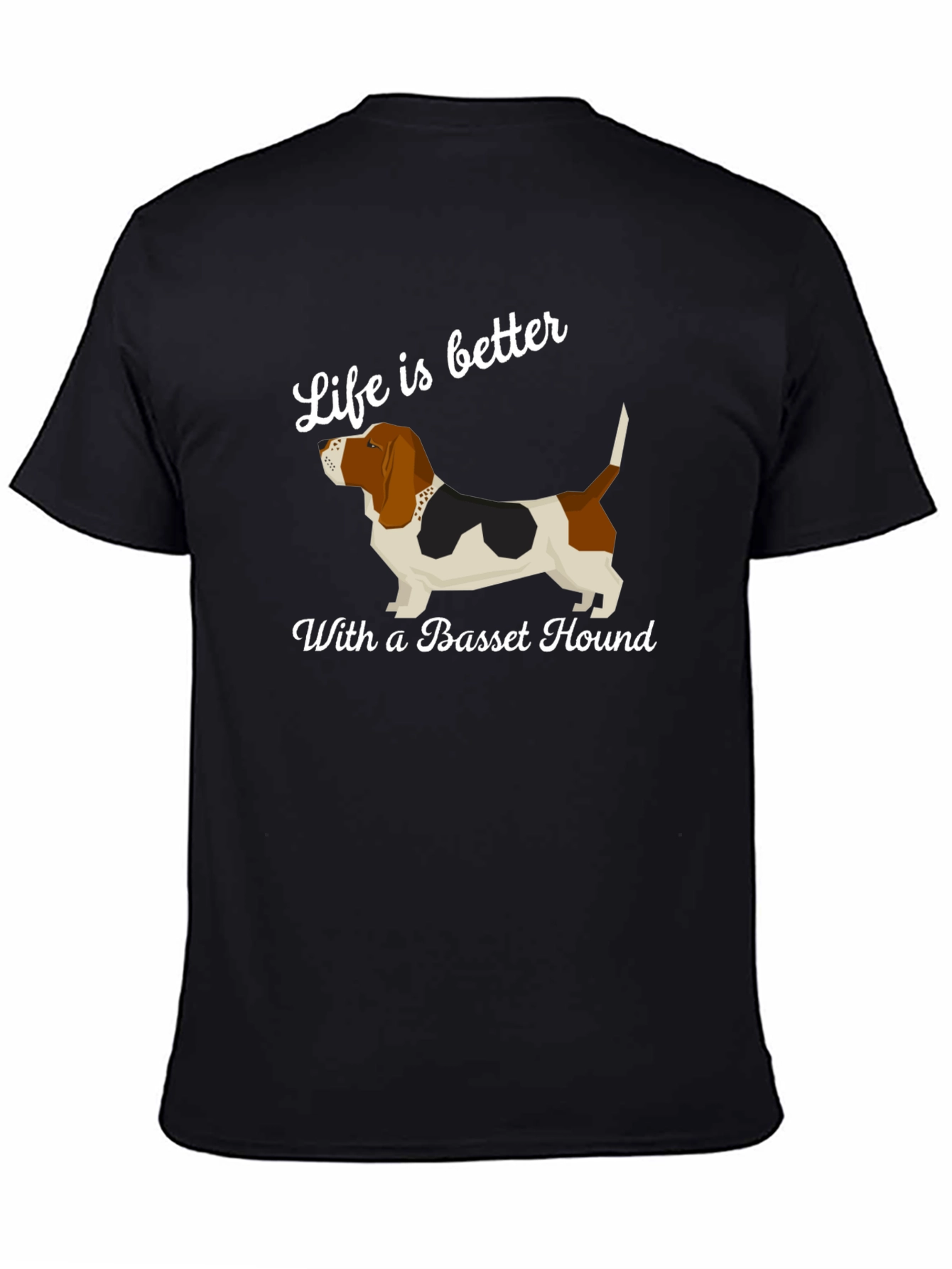 Basset Hound T-Shirt - Life is Better