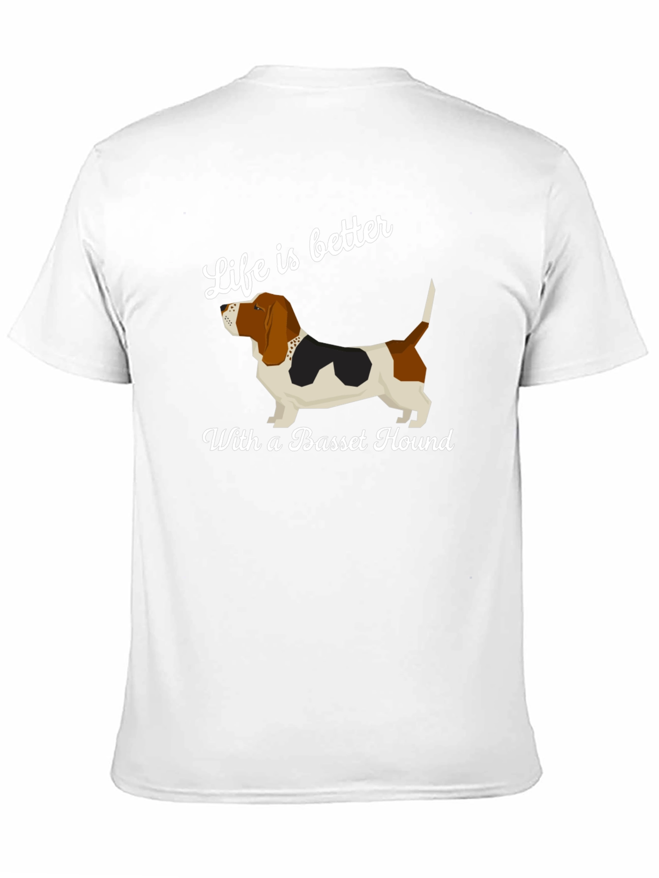 Basset Hound T-Shirt - Life is Better