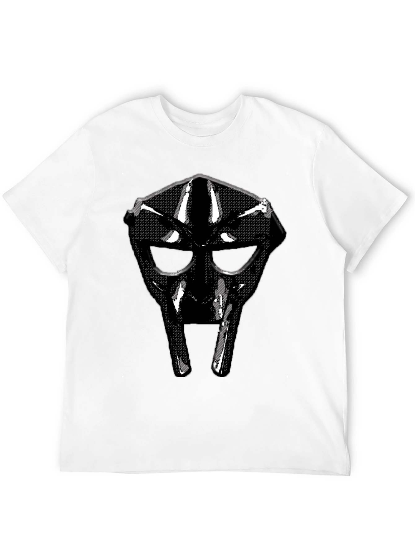 MF DOOM Mask Graphic Black T-Shirt Hip Hop Tee