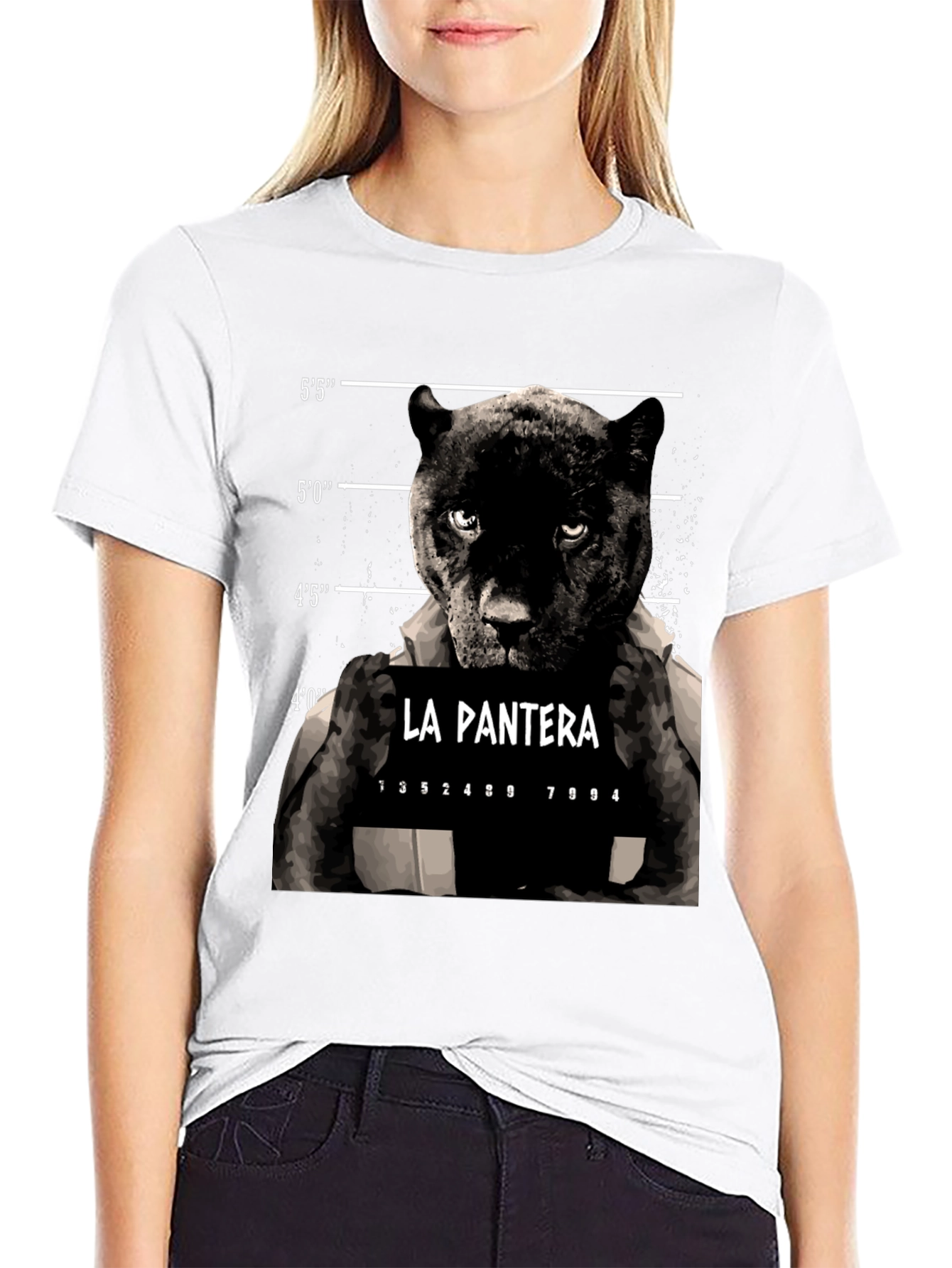La Pantera Mugshot Graphic T-Shirt - Menswear