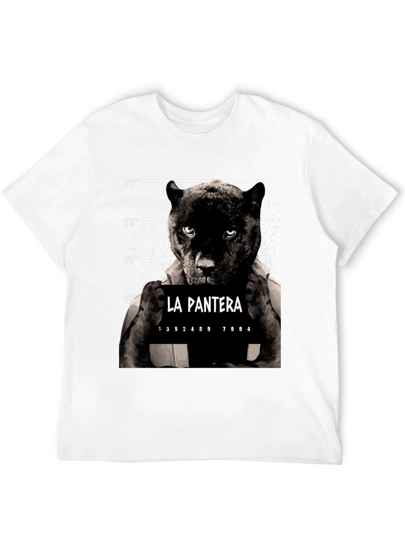 La Pantera Mugshot Graphic T-Shirt - Menswear