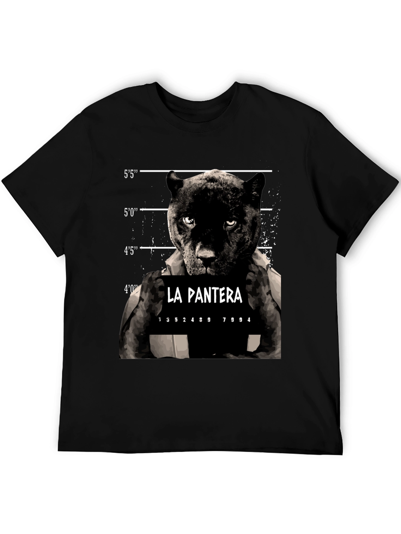 La Pantera Mugshot Graphic T-Shirt - Menswear