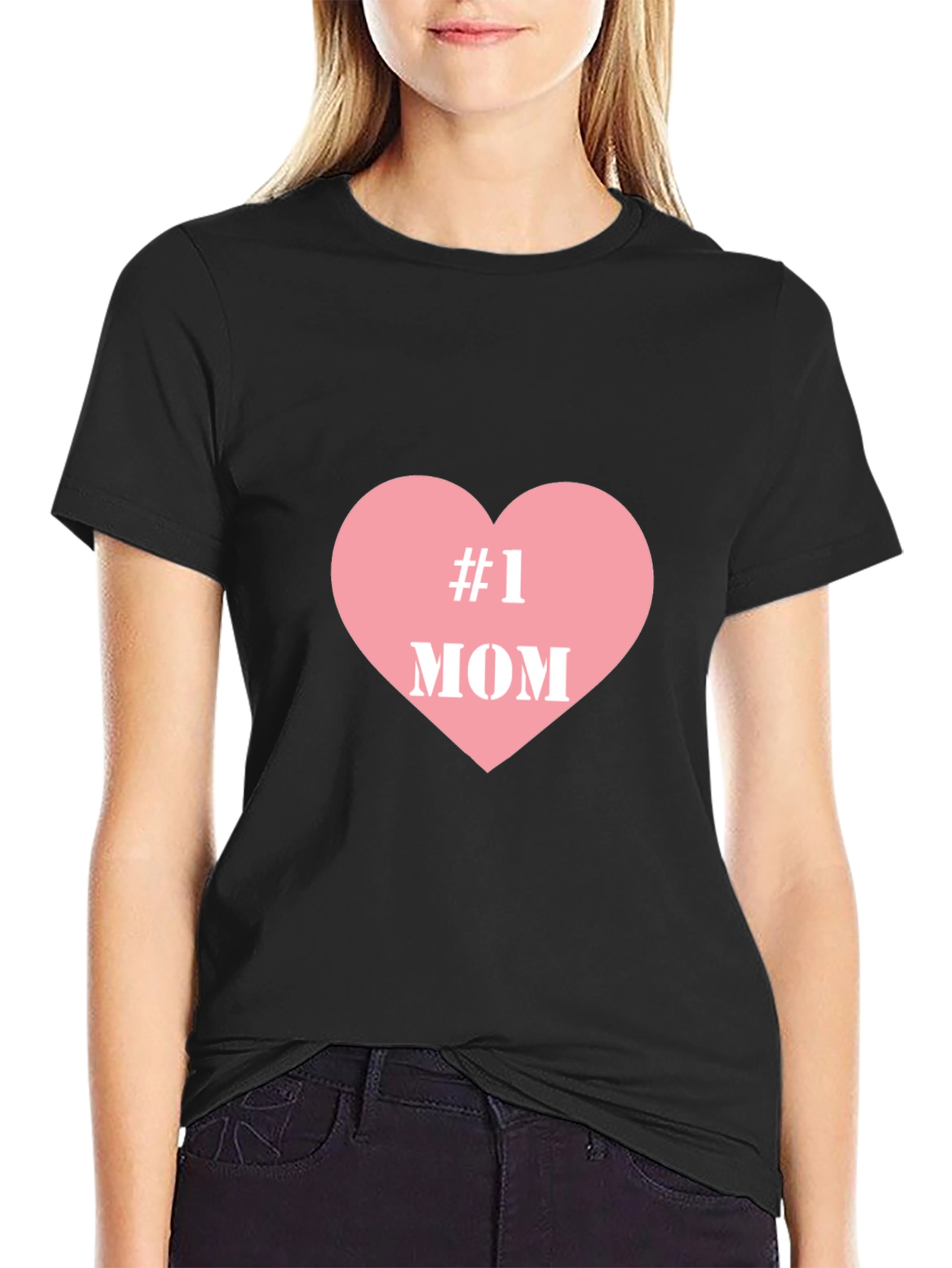 Best Mom Ever T-Shirt - Heart Design