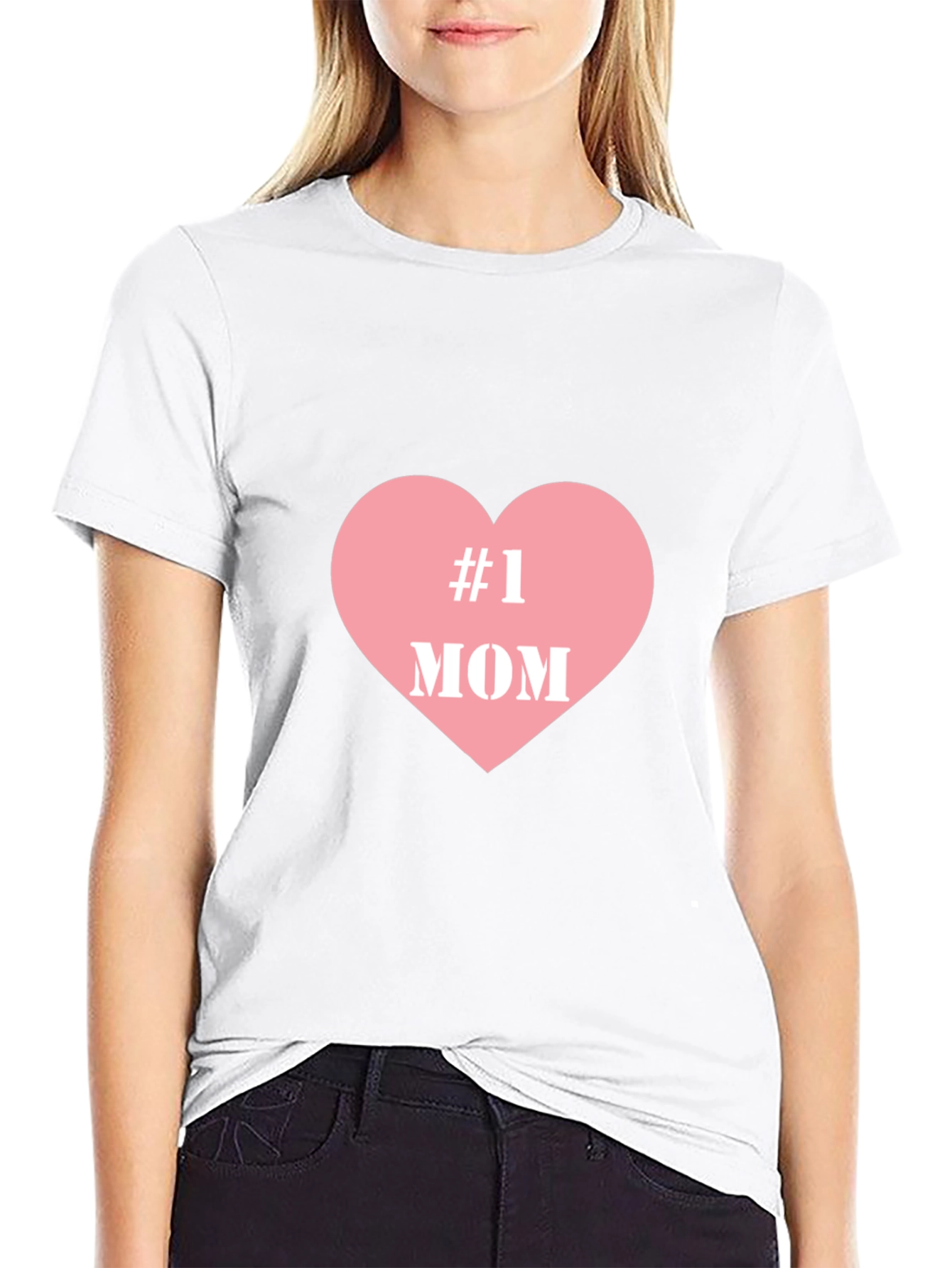 Best Mom Ever T-Shirt - Heart Design