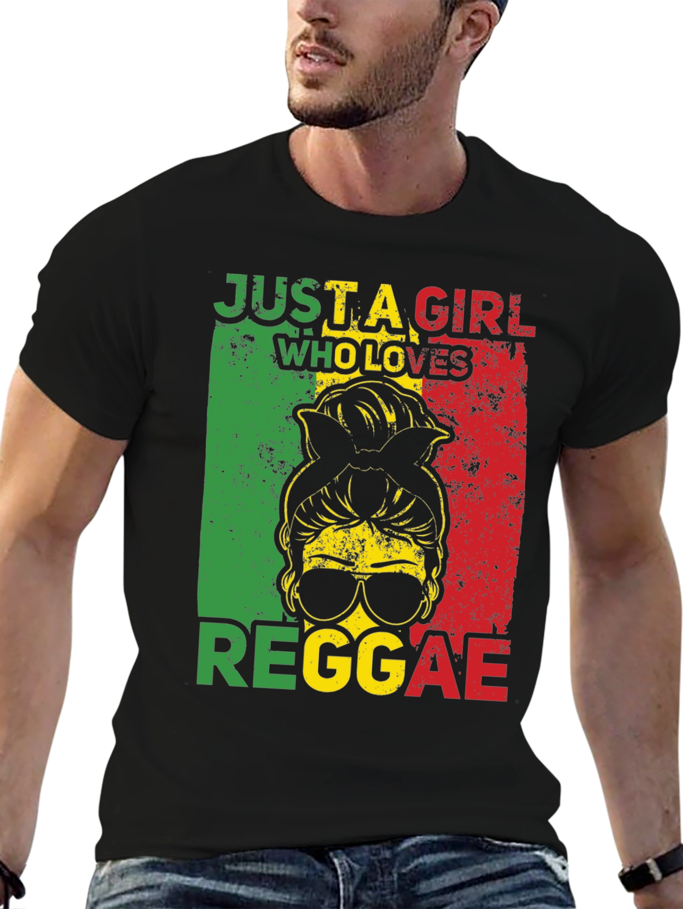 Just a Girl Who Loves Reggae T-Shirt