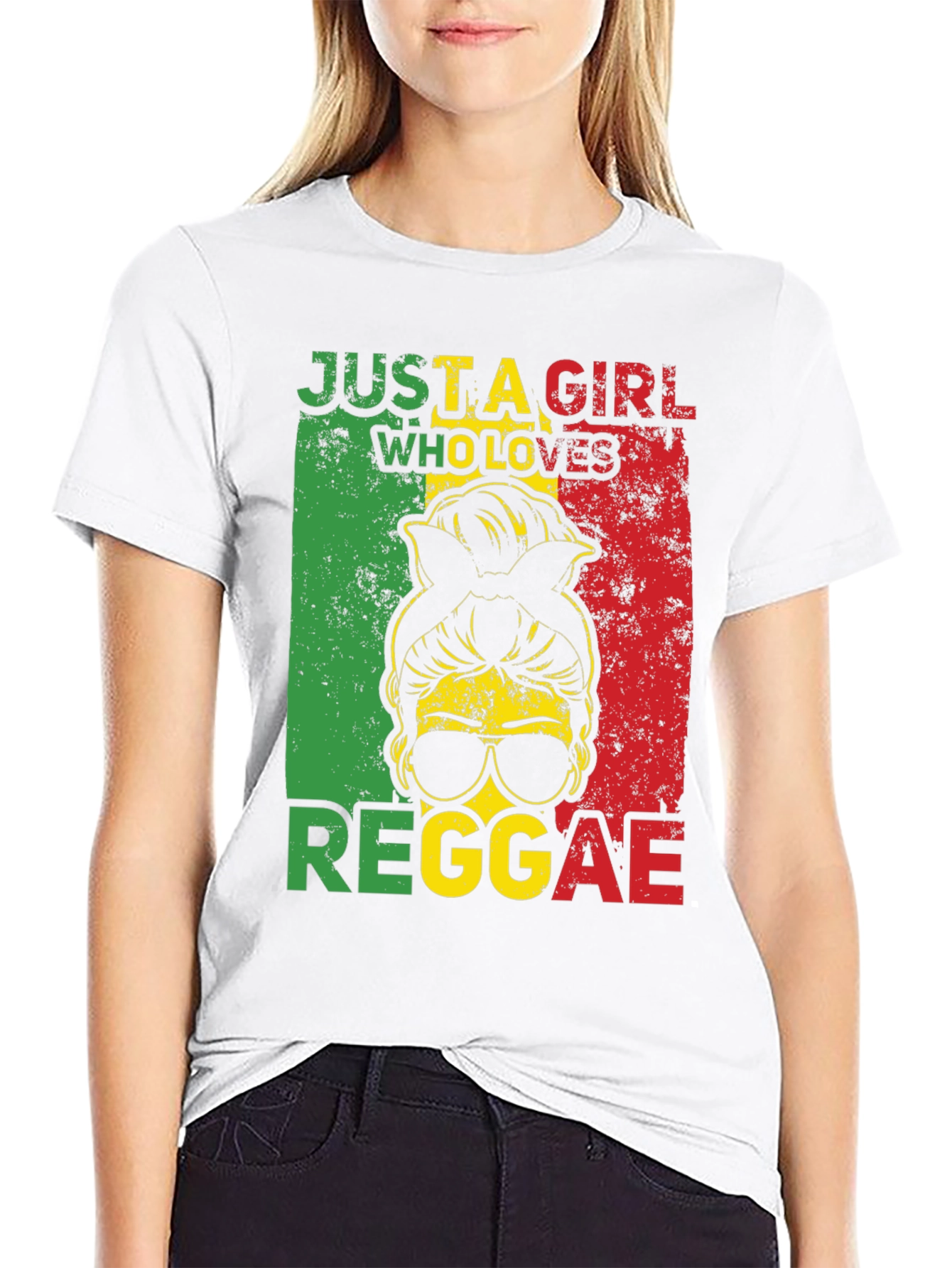 Just a Girl Who Loves Reggae T-Shirt
