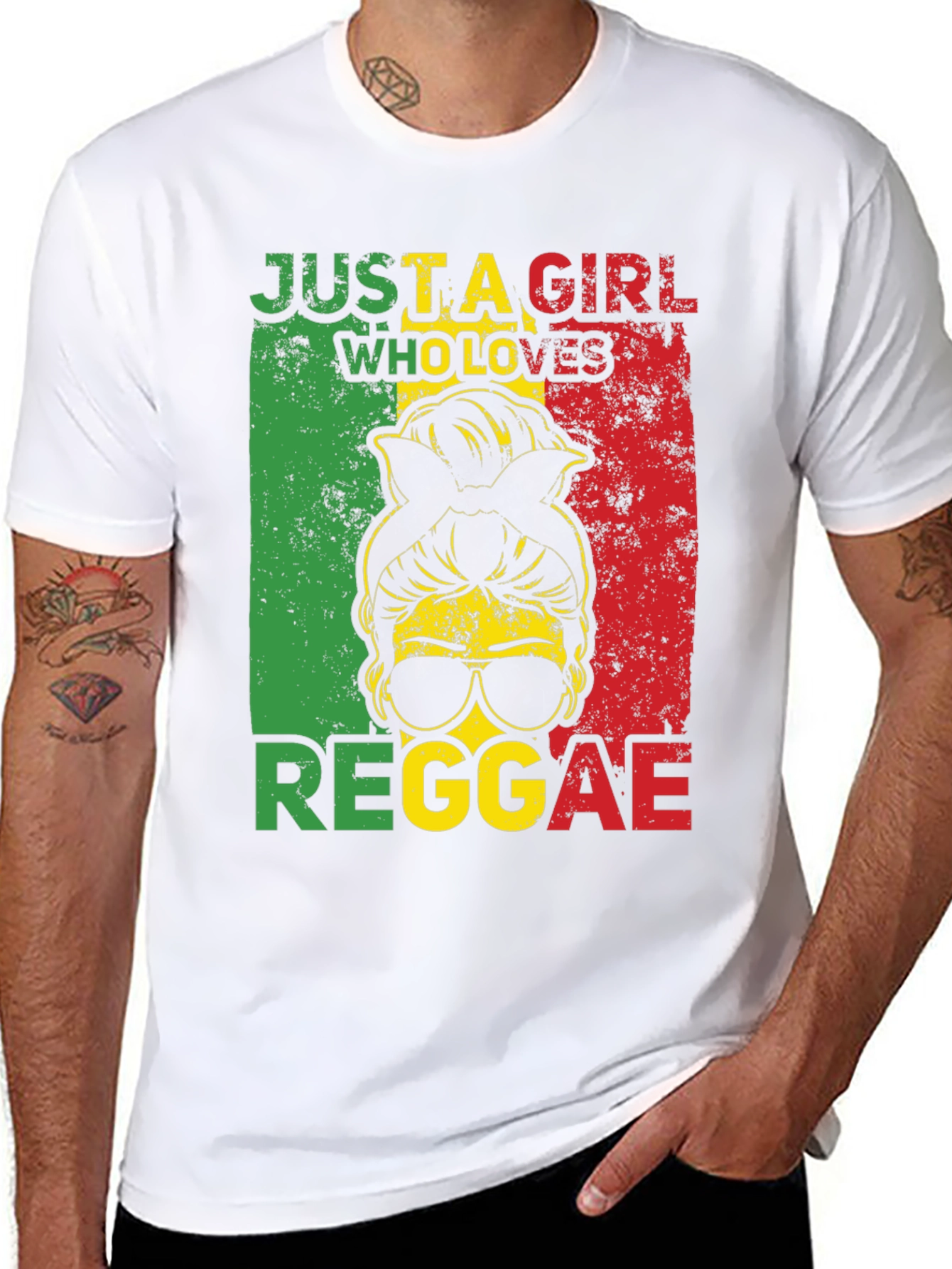 Just a Girl Who Loves Reggae T-Shirt