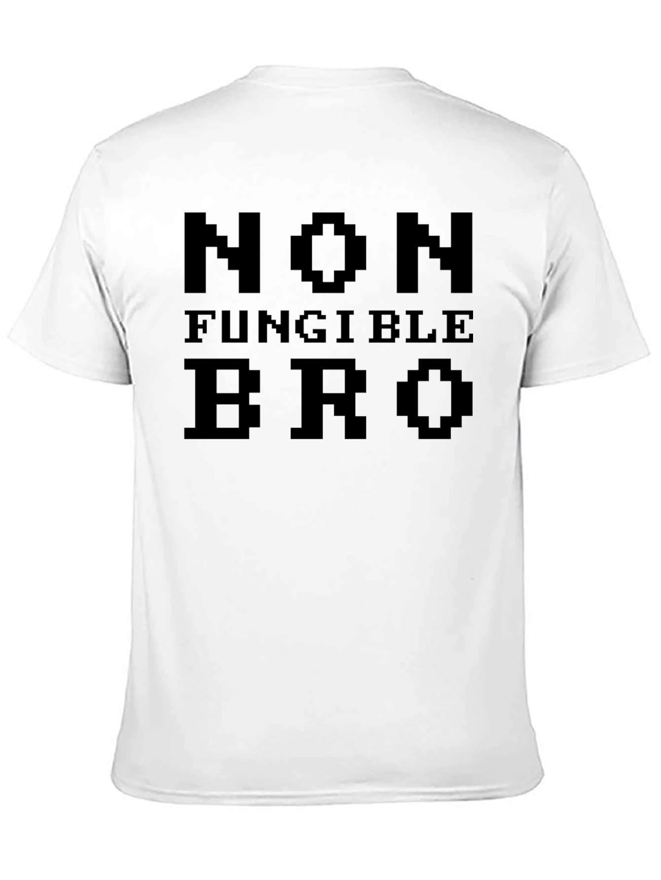 Non Fungible Bro Pixel Art Black T-Shirt