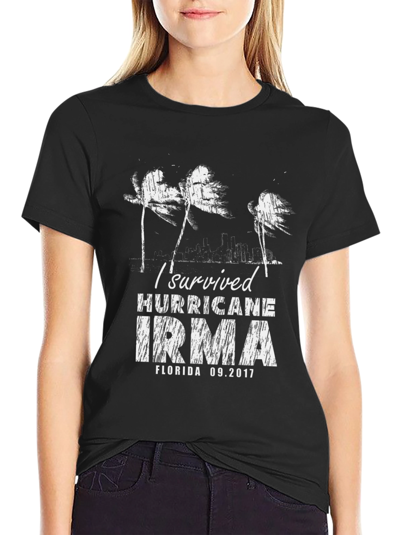 Hurricane Irma Survivor T-Shirt Florida 09.2017