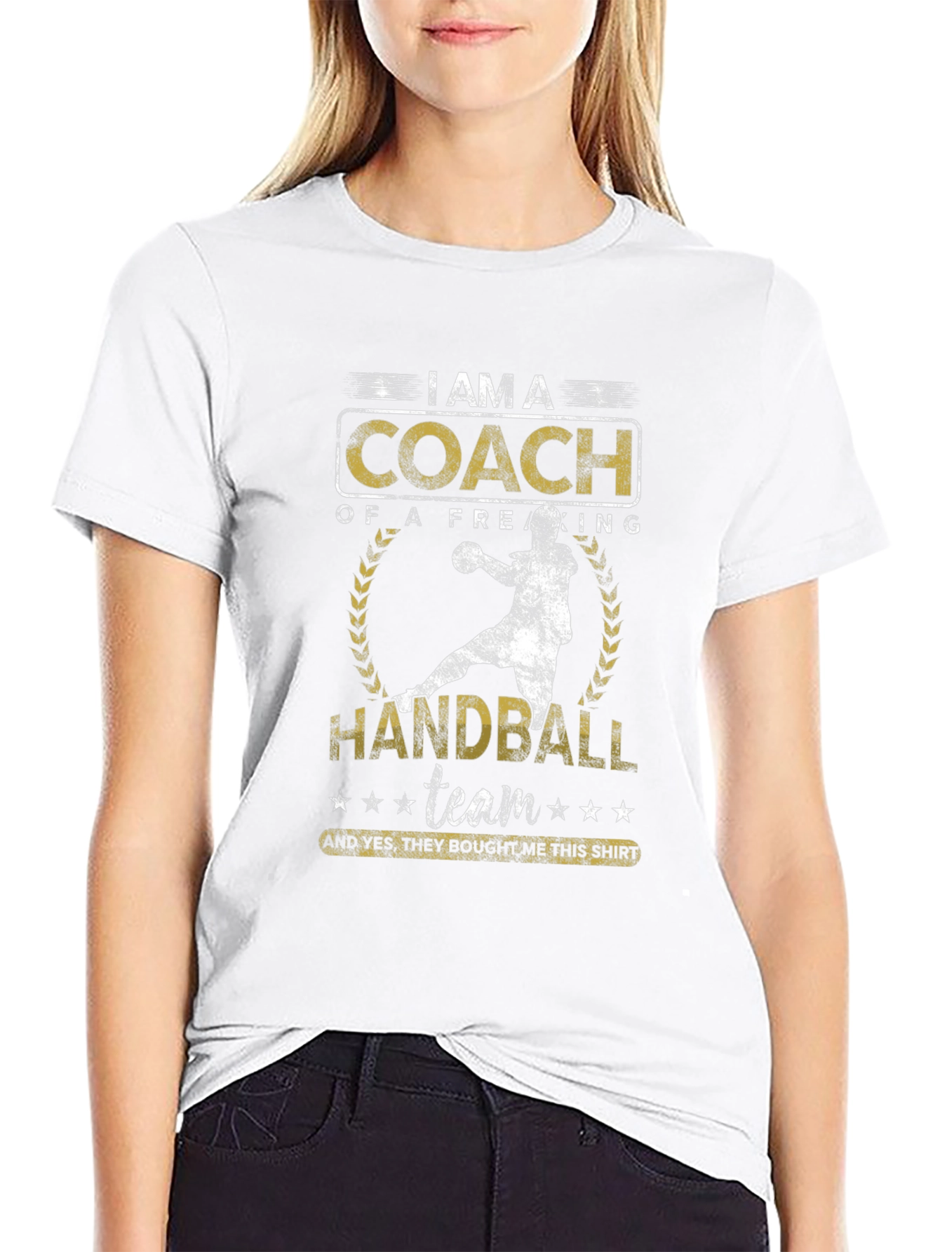 Handball Coach Graphic Tee - Freaking Awesome Team!