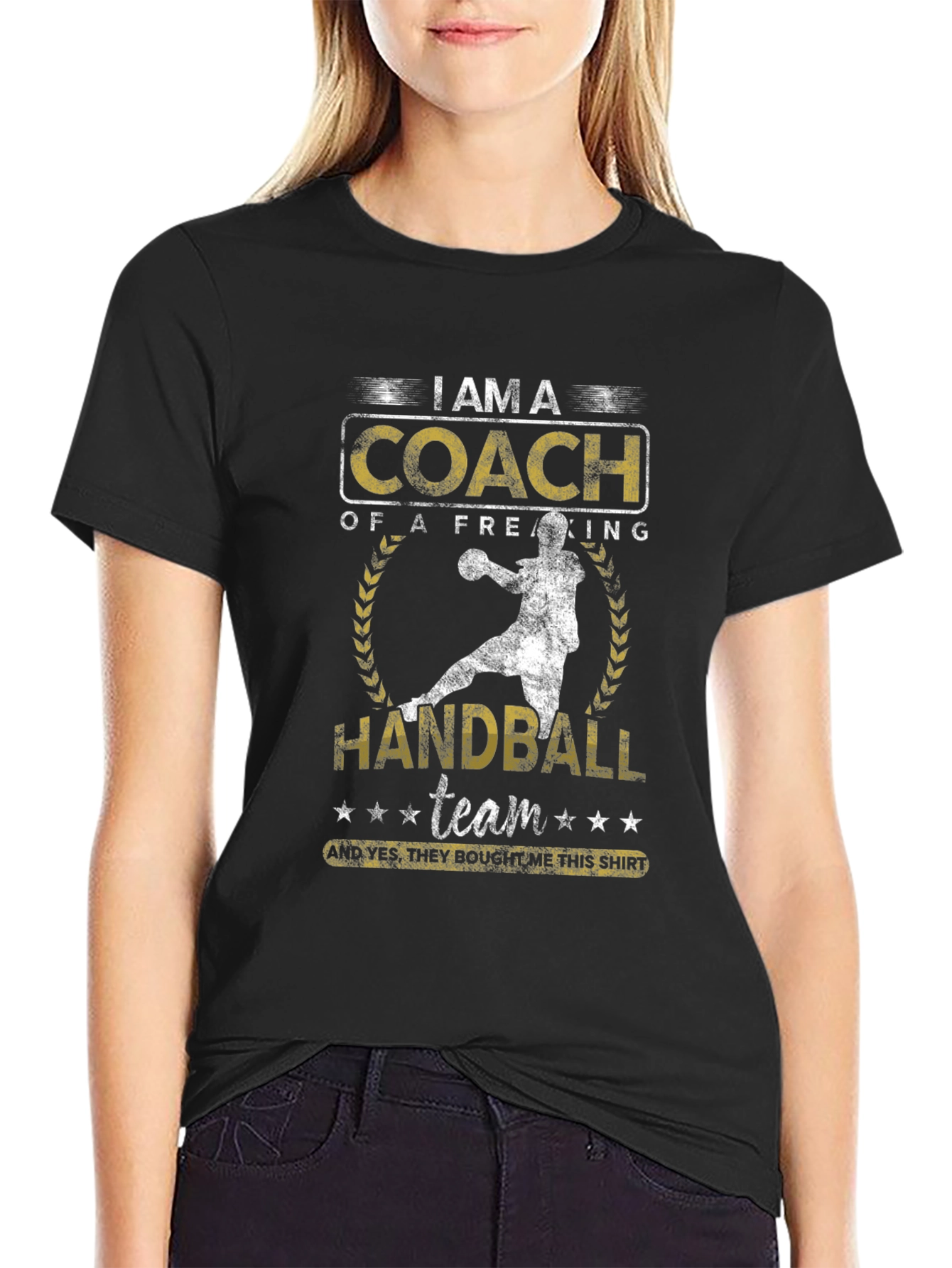 Handball Coach Graphic Tee - Freaking Awesome Team!
