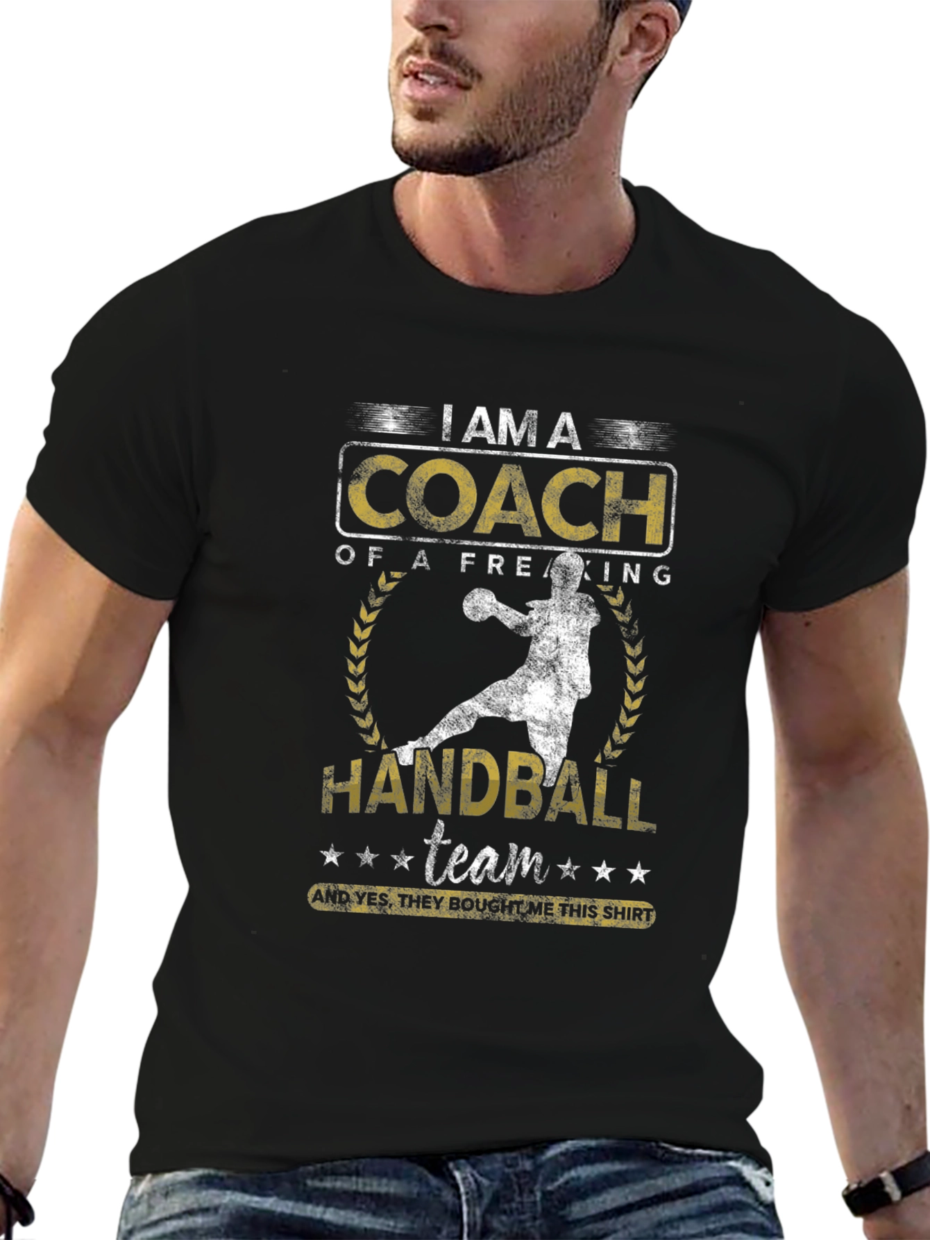 Handball Coach Graphic Tee - Freaking Awesome Team!