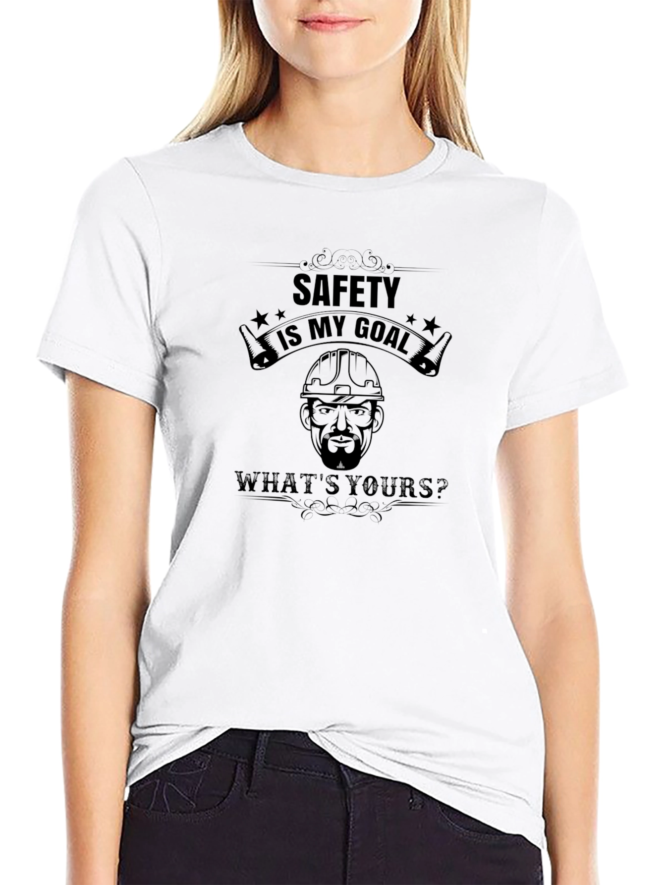 Safety First T-Shirt - Construction Worker Theme