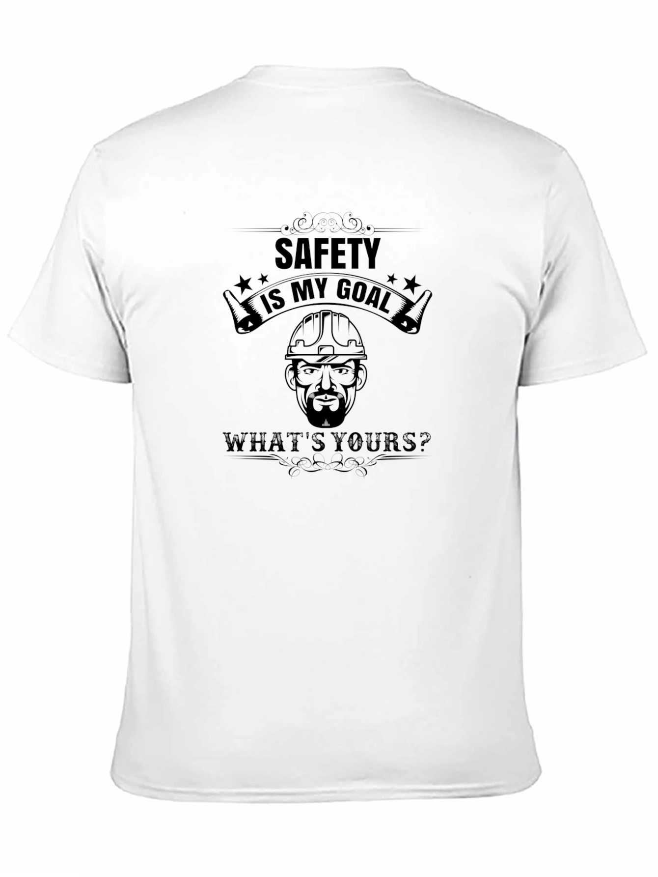 Safety First T-Shirt - Construction Worker Theme