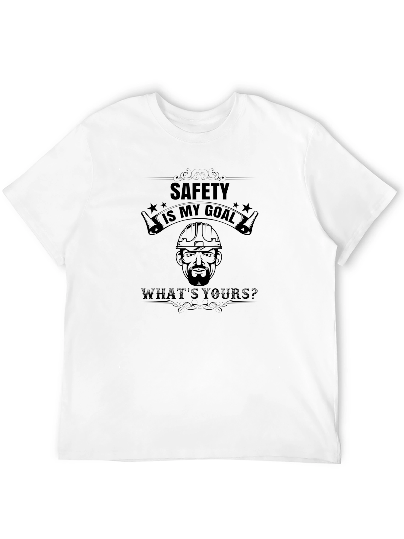 Safety First T-Shirt - Construction Worker Theme