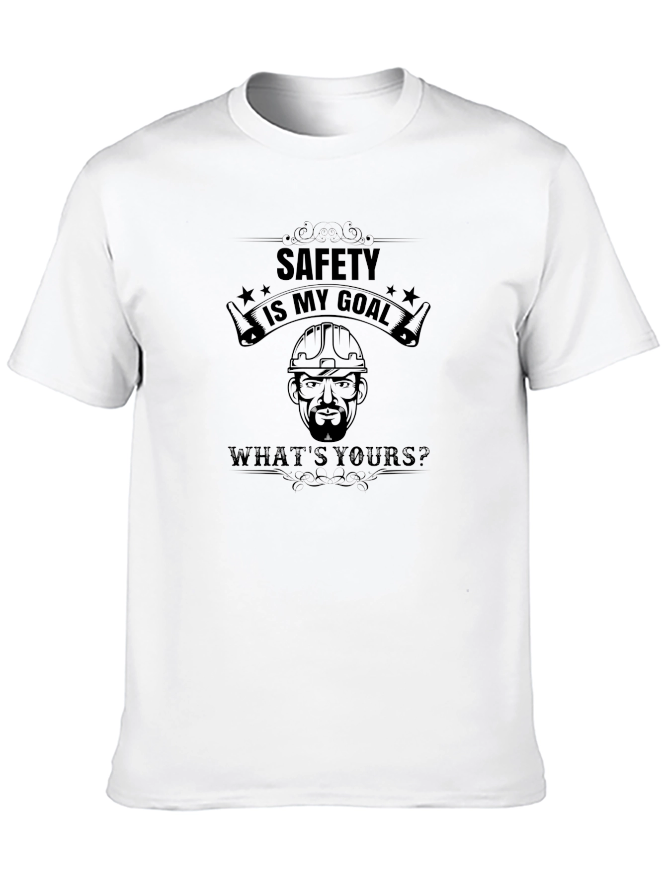 Safety First T-Shirt - Construction Worker Theme