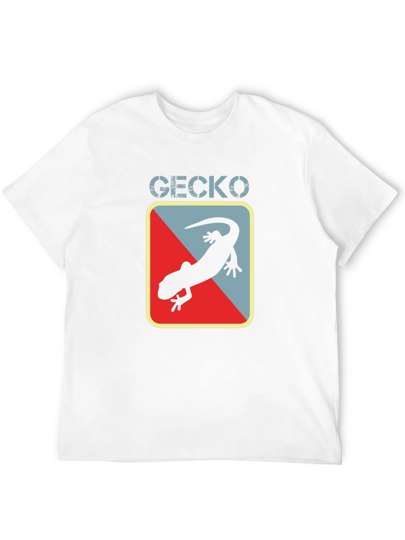 Gecko Graphic Tee - Black Cotton T-Shirt