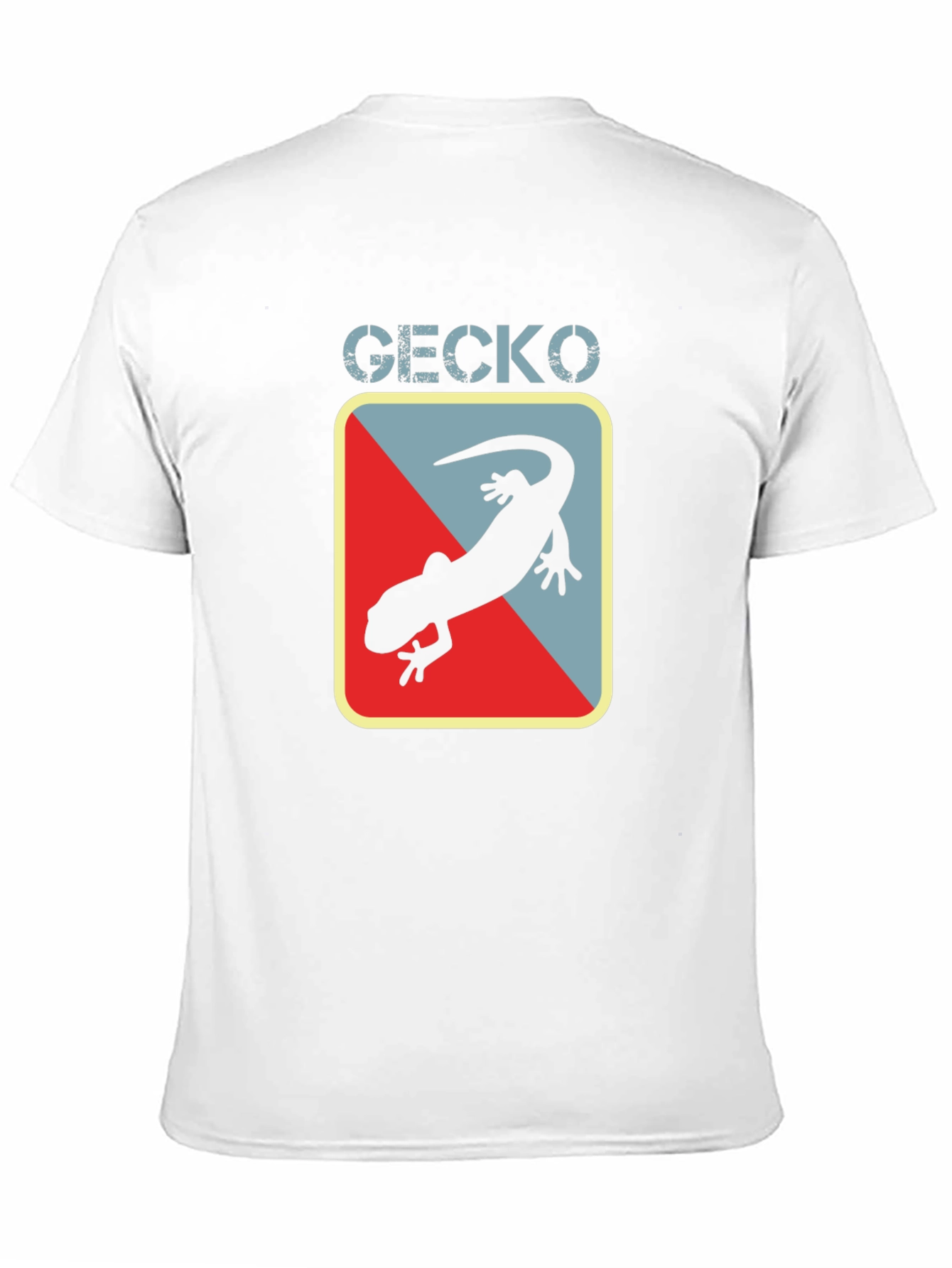 Gecko Graphic Tee - Black Cotton T-Shirt