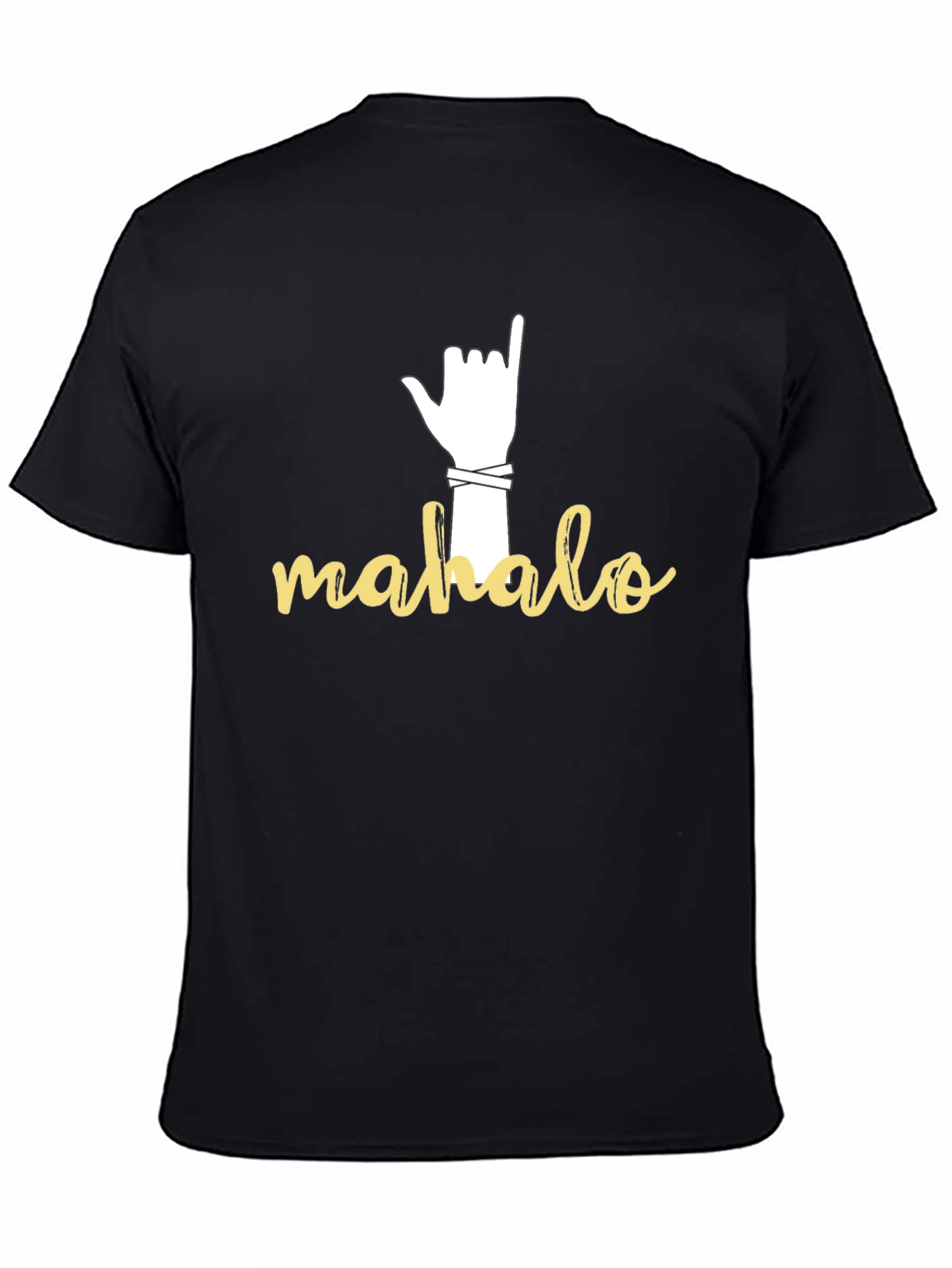 Mahalo Hand Sign Graphic T-Shirt