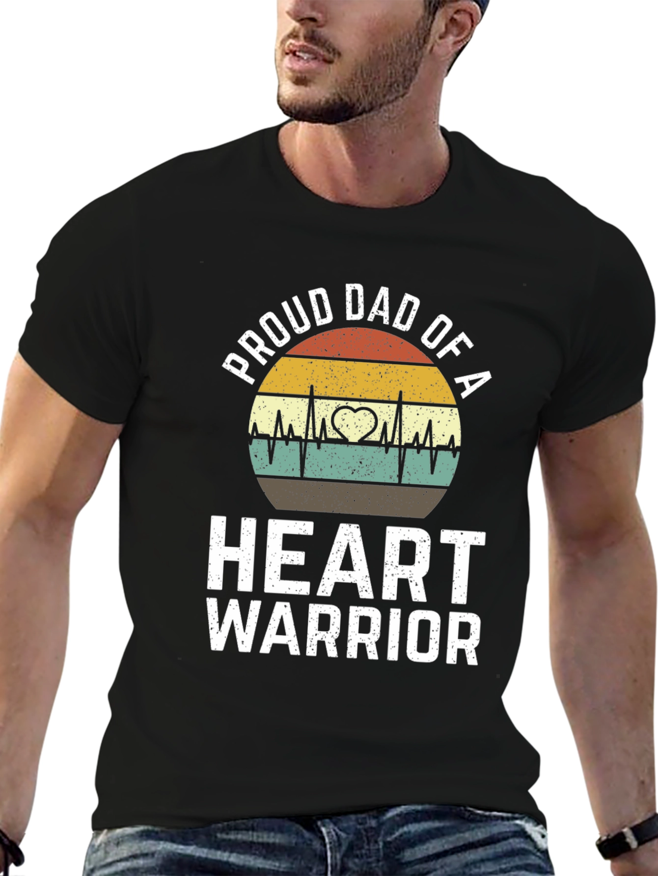 Proud Dad of a Heart Warrior T-Shirt