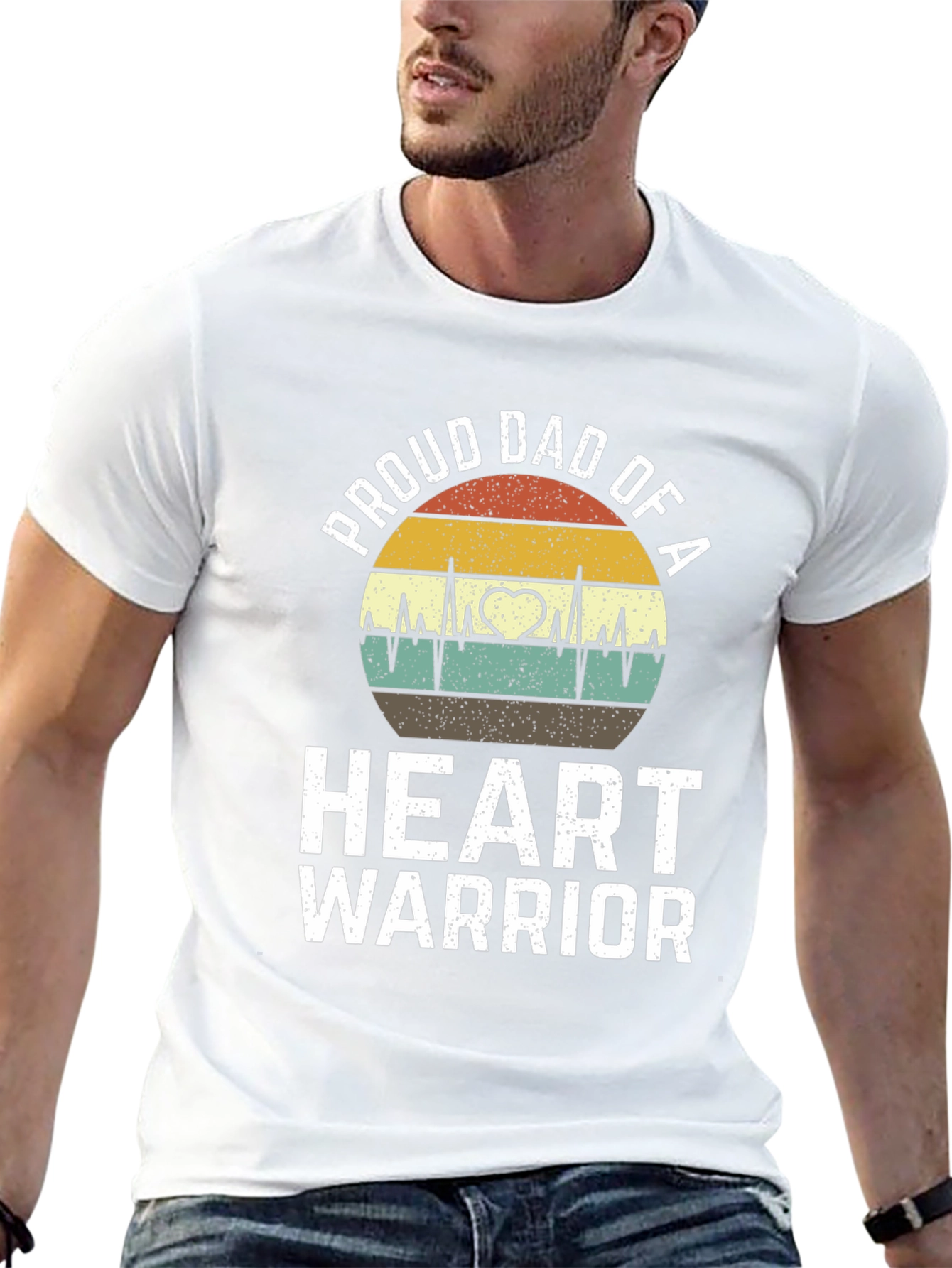 Proud Dad of a Heart Warrior T-Shirt