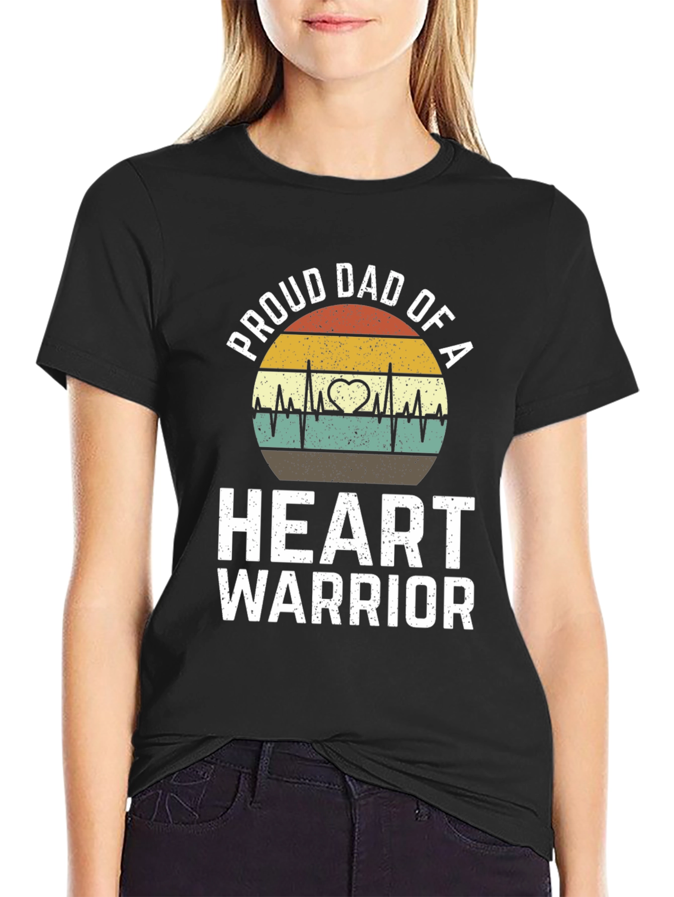 Proud Dad of a Heart Warrior T-Shirt