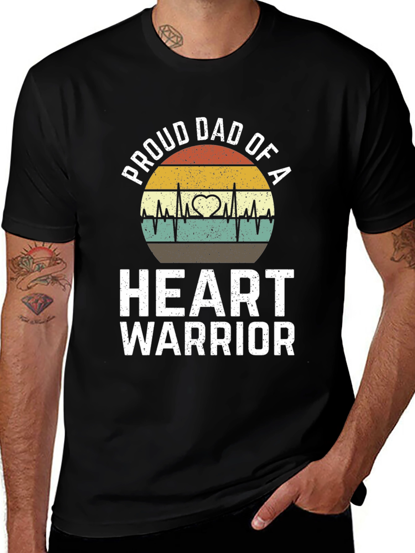 Proud Dad of a Heart Warrior T-Shirt