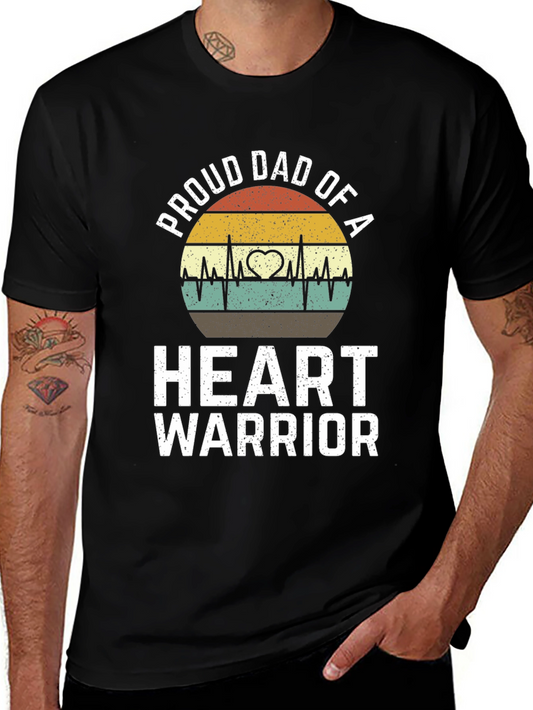 Proud Dad of a Heart Warrior T-Shirt