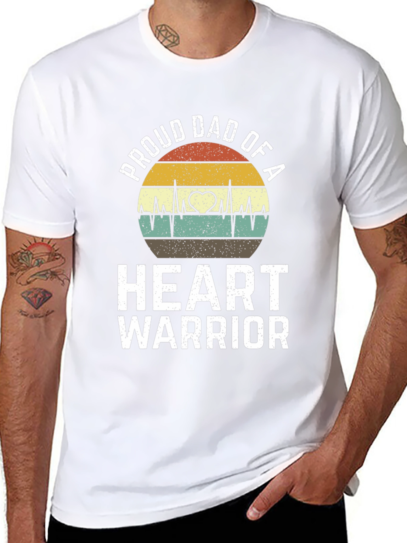 Proud Dad of a Heart Warrior T-Shirt