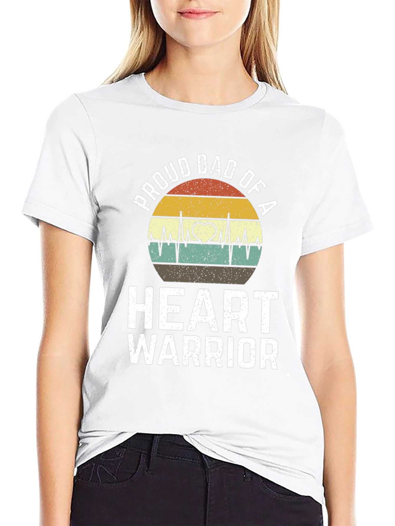Proud Dad of a Heart Warrior T-Shirt