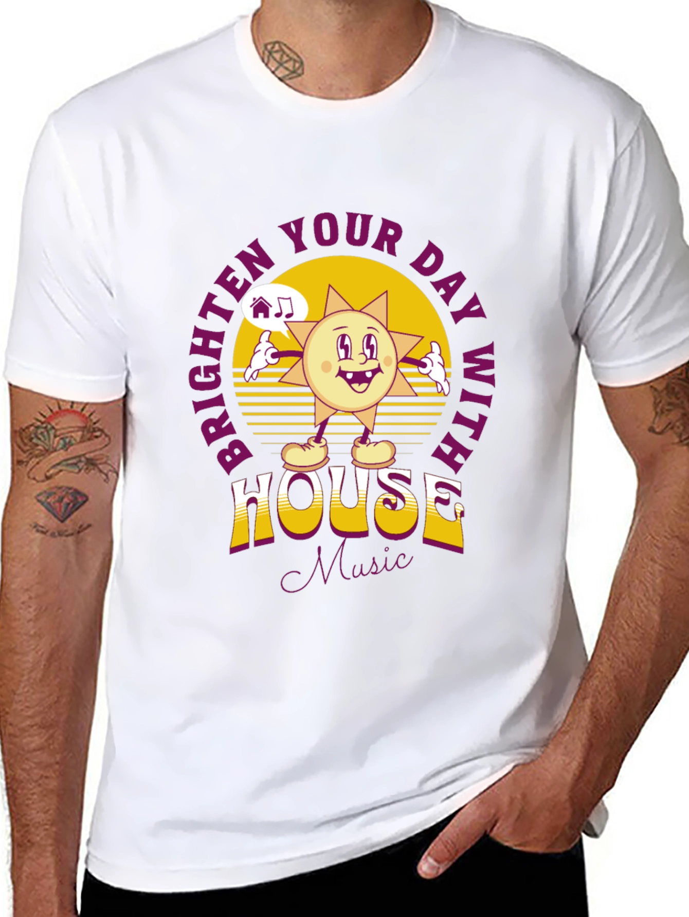 Brighten Your Day House Music T-Shirt