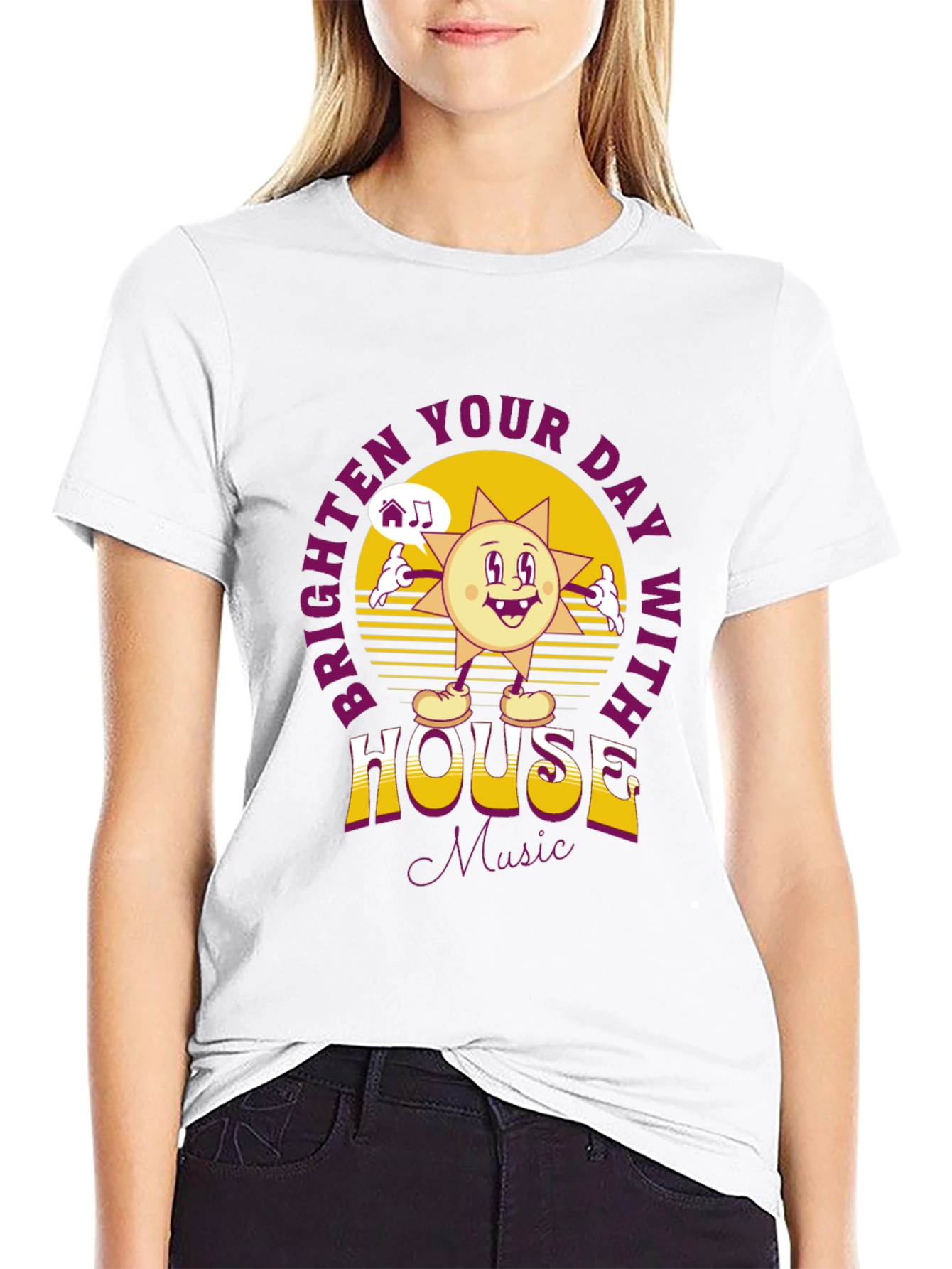 Brighten Your Day House Music T-Shirt