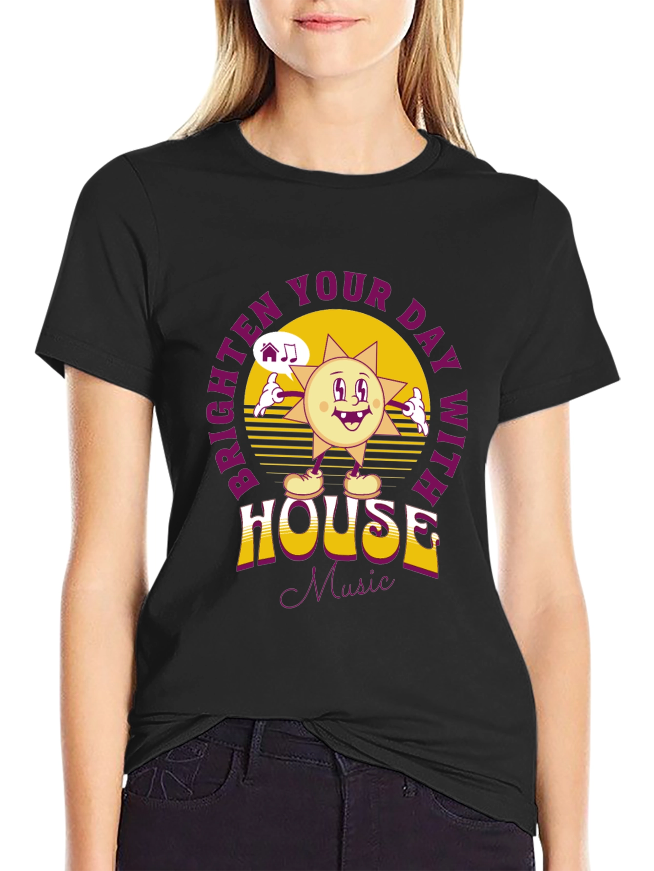 Brighten Your Day House Music T-Shirt